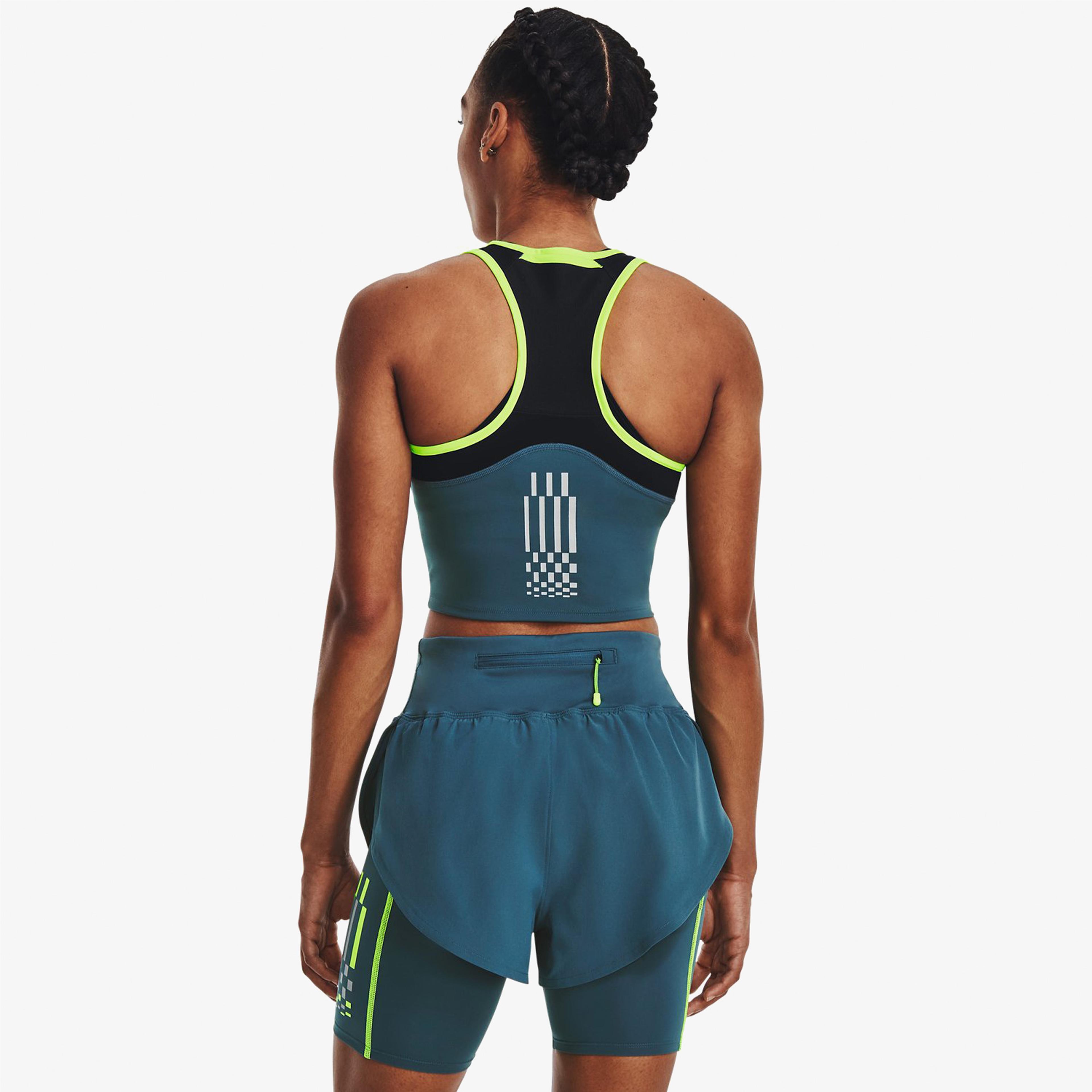 Under Armour Run Anywhere Tank Kadın Mavi T-Shirt