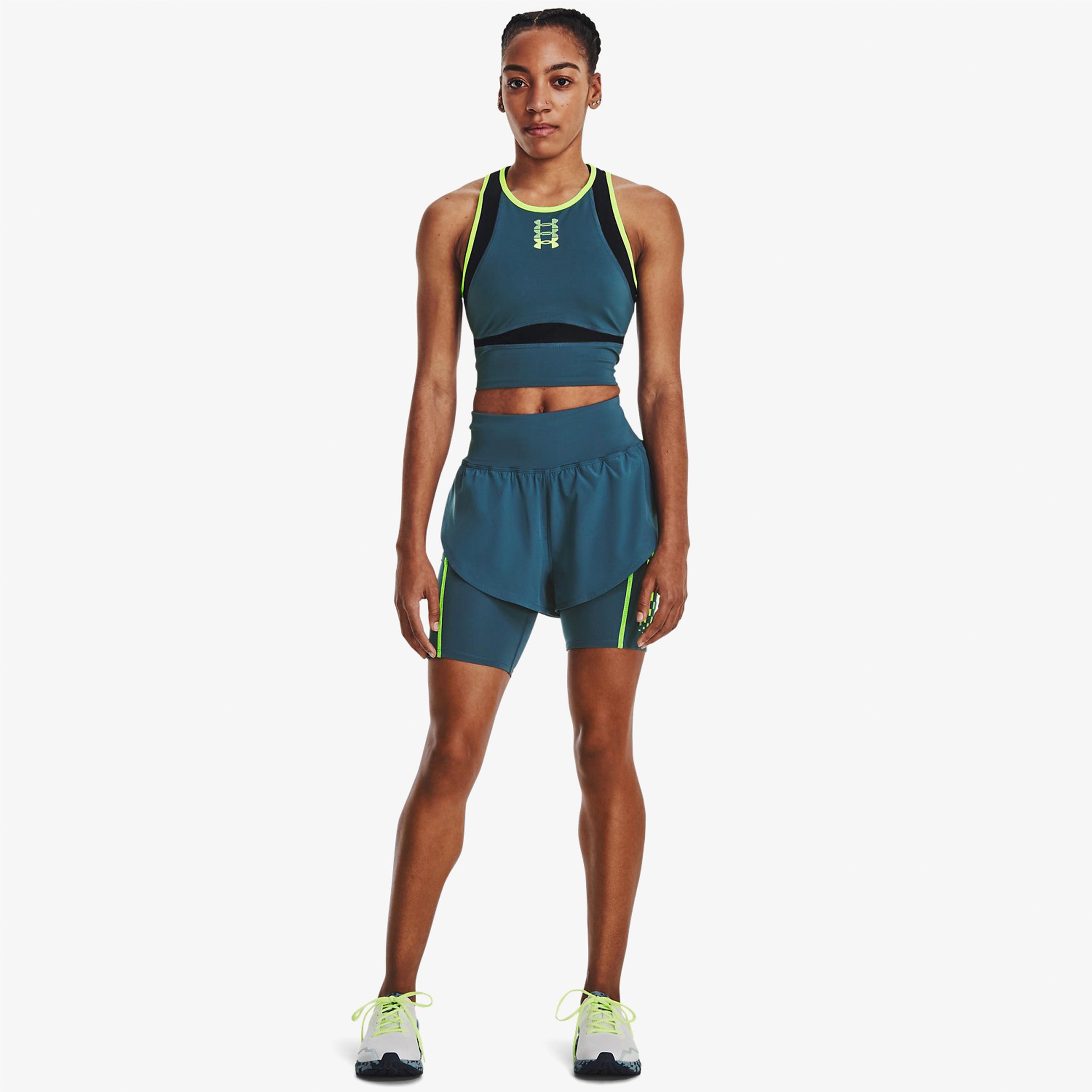 Under Armour Run Anywhere Tank Kadın Mavi T-Shirt