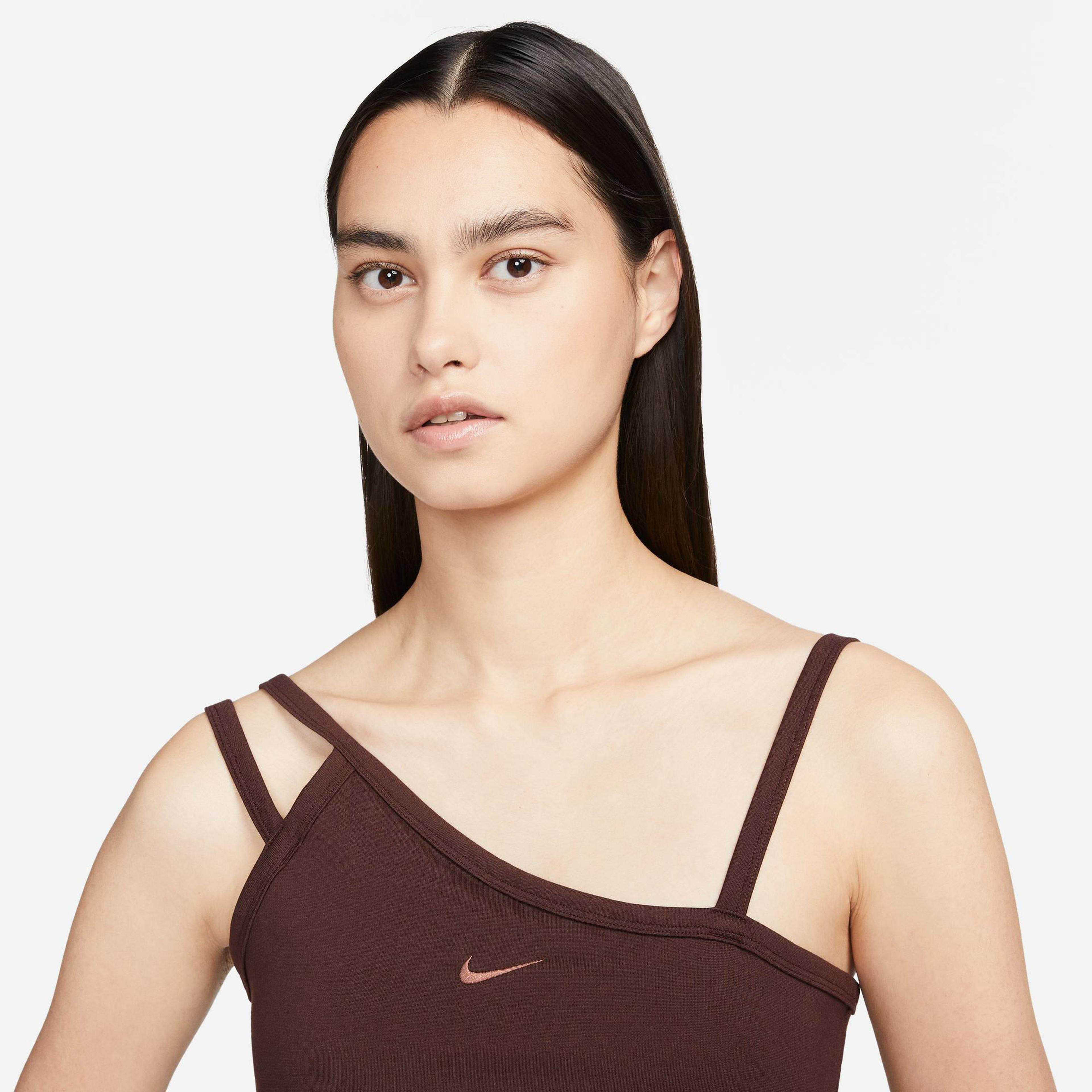 Nike Sportswear Everyday Modern Kadın Kahverengi Elbise