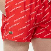 Lacoste Erkek Baskılı Kırmızı Mayo Şort