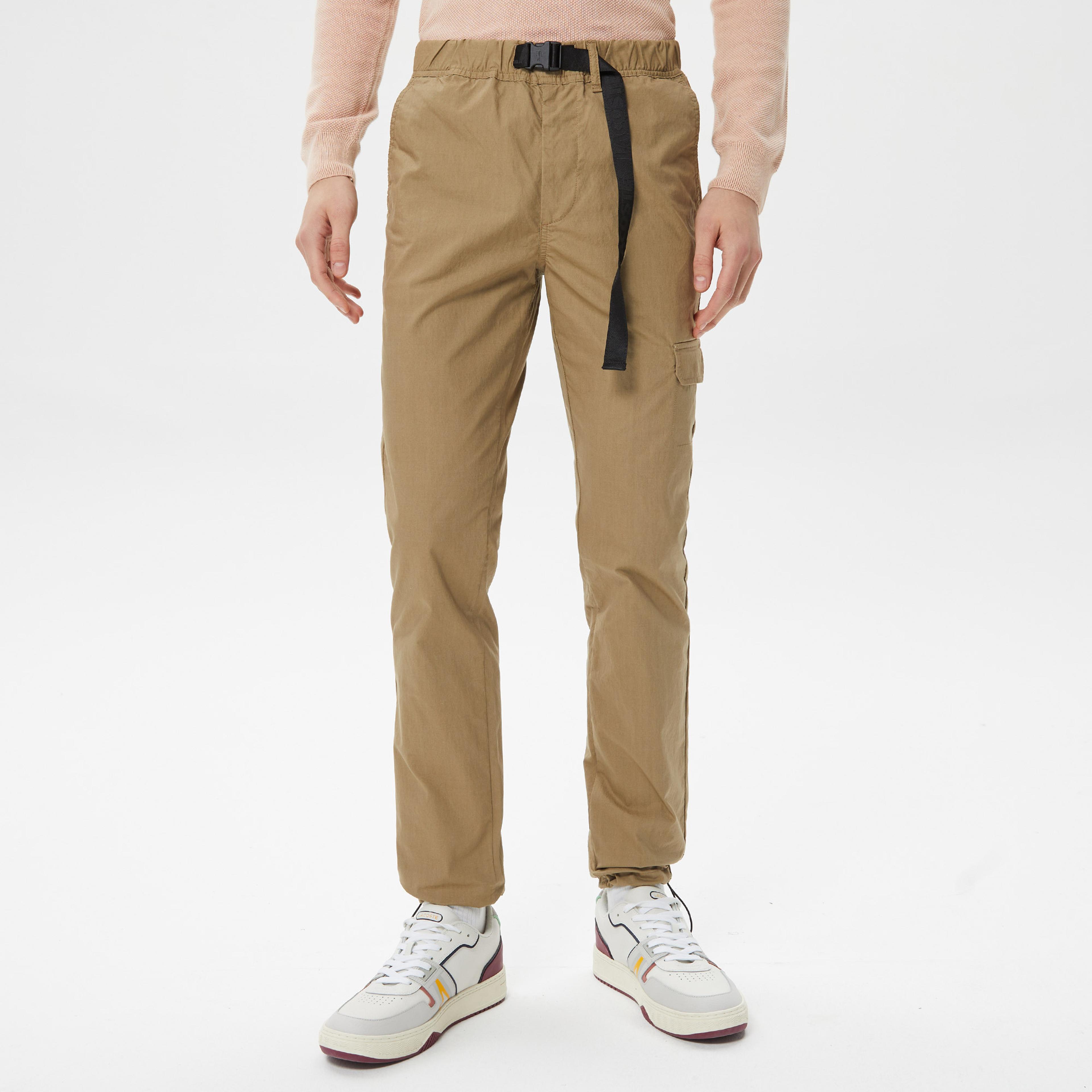 Lacoste Erkek Jogger Fit Bej Pantolon