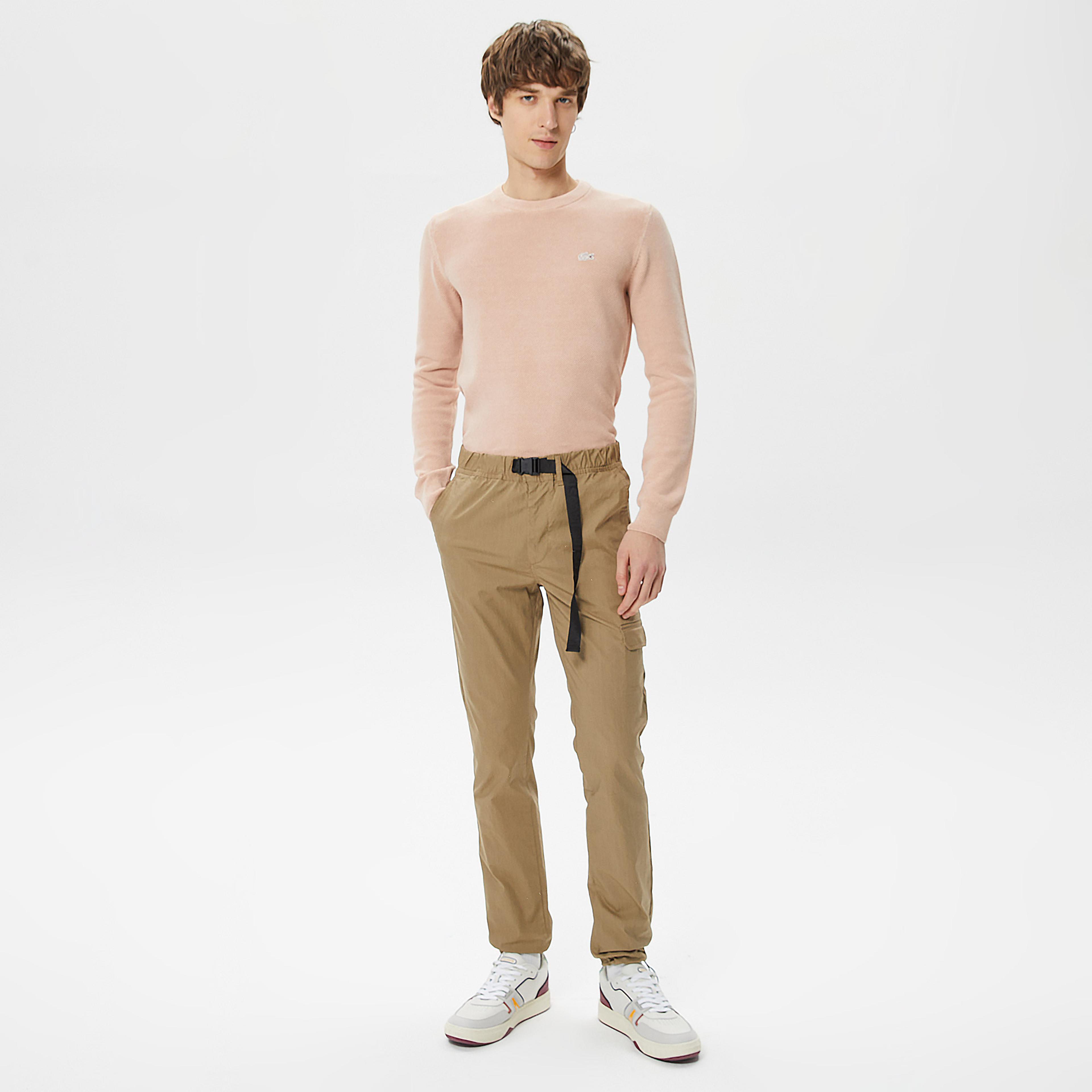 Lacoste Erkek Jogger Fit Bej Pantolon