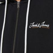 Jack & Jones Jortons Sweat Zip Erkek Siyah Sweatshirt