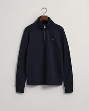 Gant Erkek Lacivert Regular Fit Yarım Fermuarlı Sweatshirt