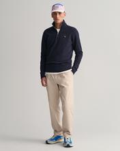 Gant Erkek Lacivert Regular Fit Yarım Fermuarlı Sweatshirt