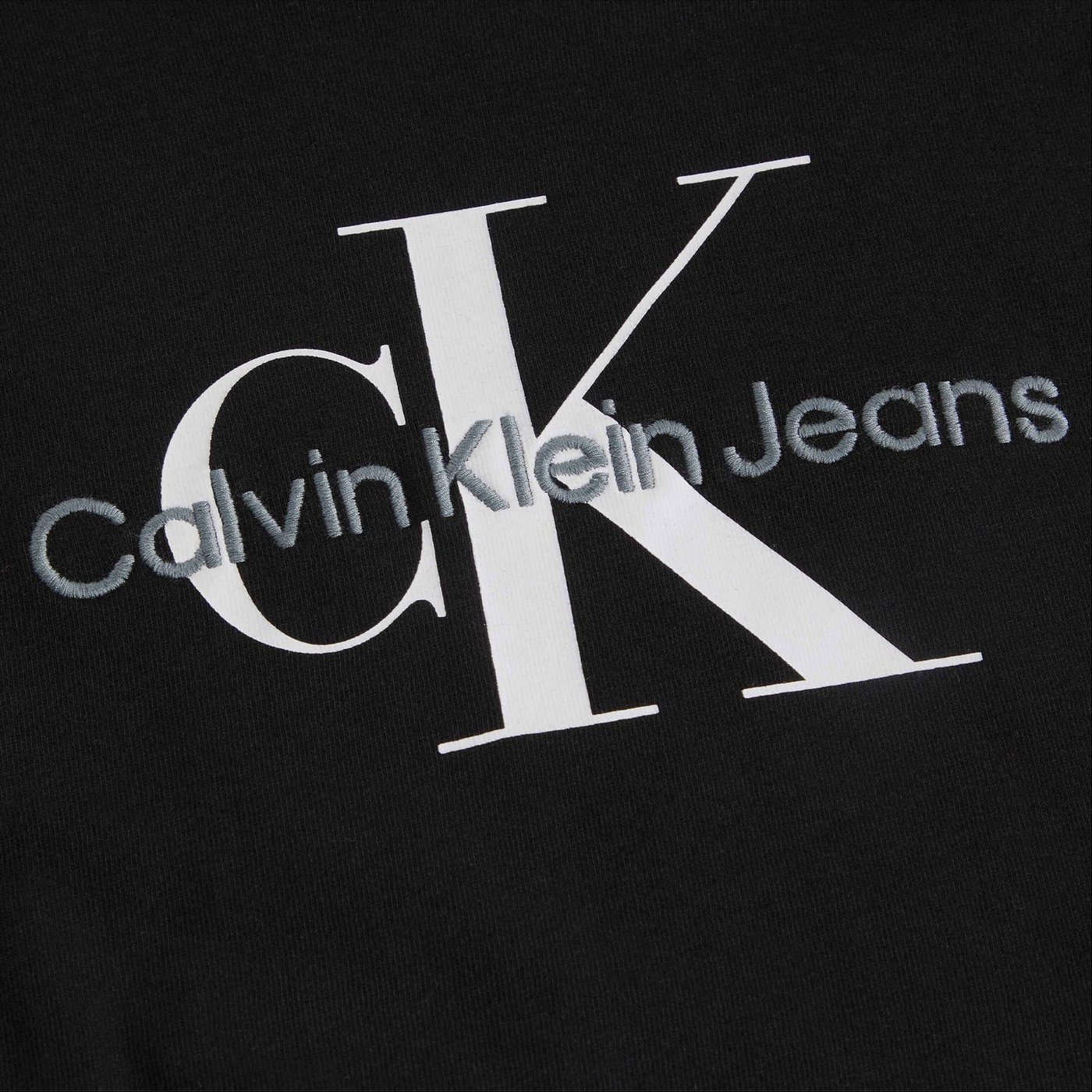 Calvin Klein Jeans Archival Monologo Relaxed Kadın Siyah T-Shirt Kadin T- Shirt & Polo 34-4935774 | SuperStep