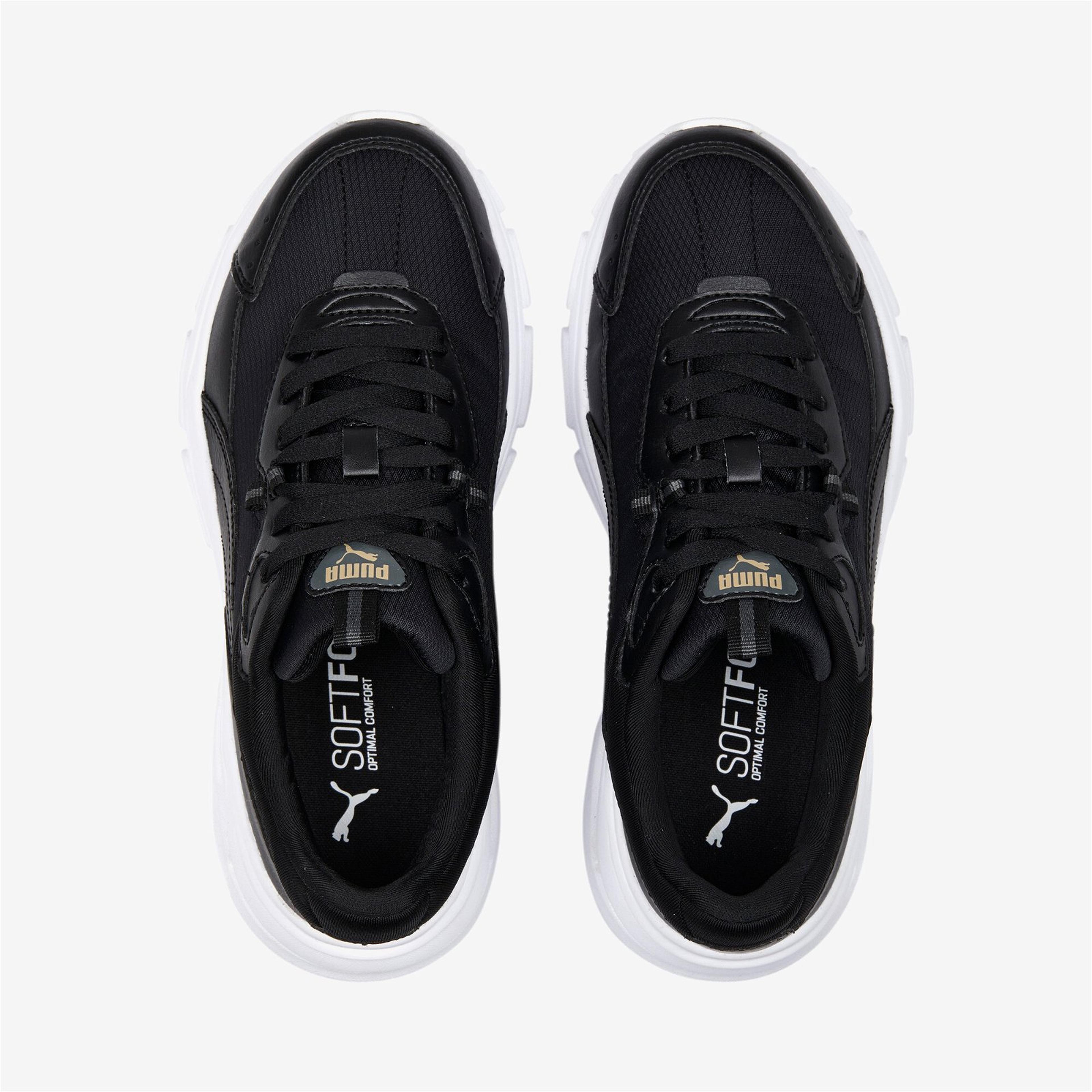 Puma Cassia Via Kadın Siyah Spor Ayakkabı
