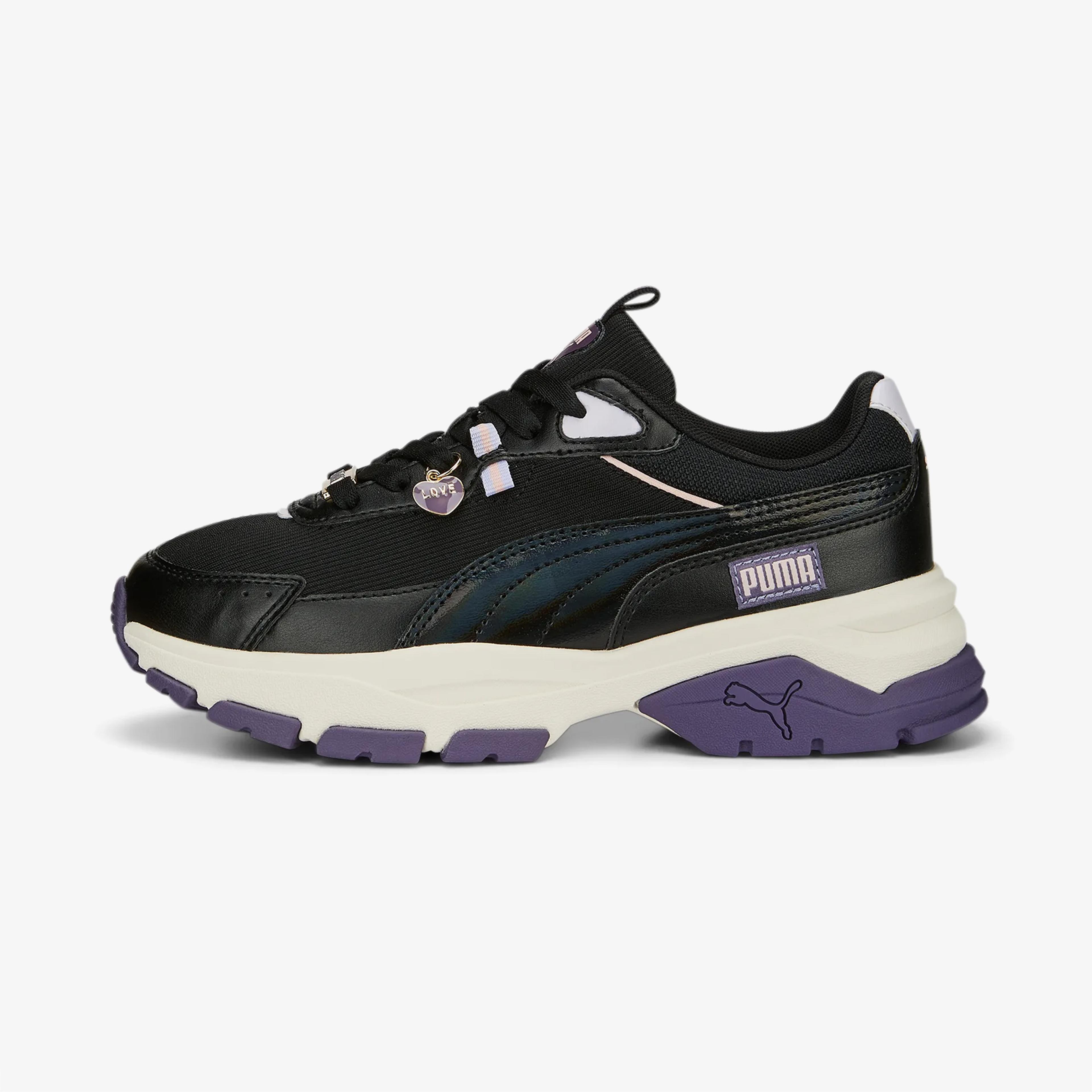 Puma Cassia Via Charms Kadın Siyah Spor Ayakkabı