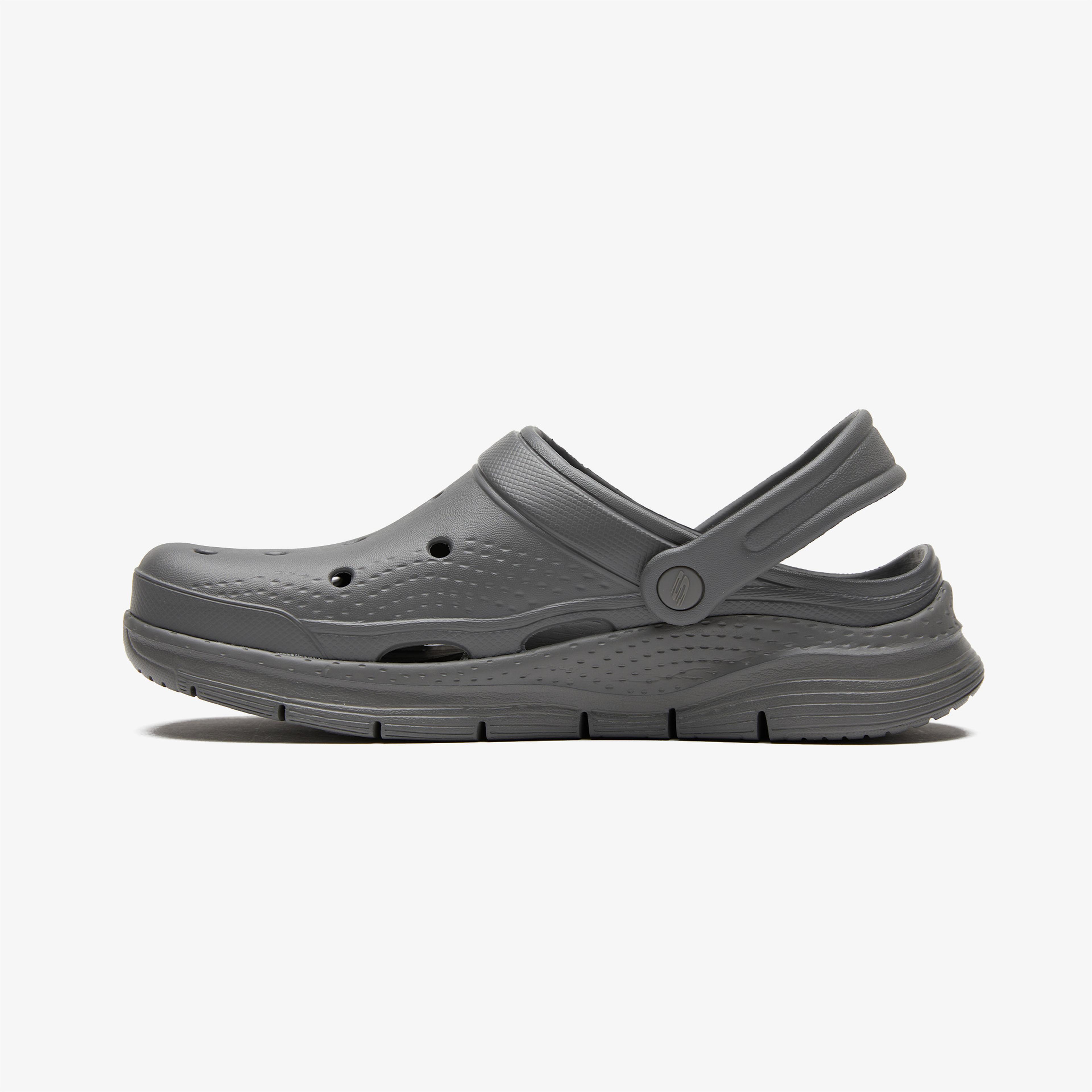 Skechers Arch Fit Foamies-Valiant Erkek Gri Terlik