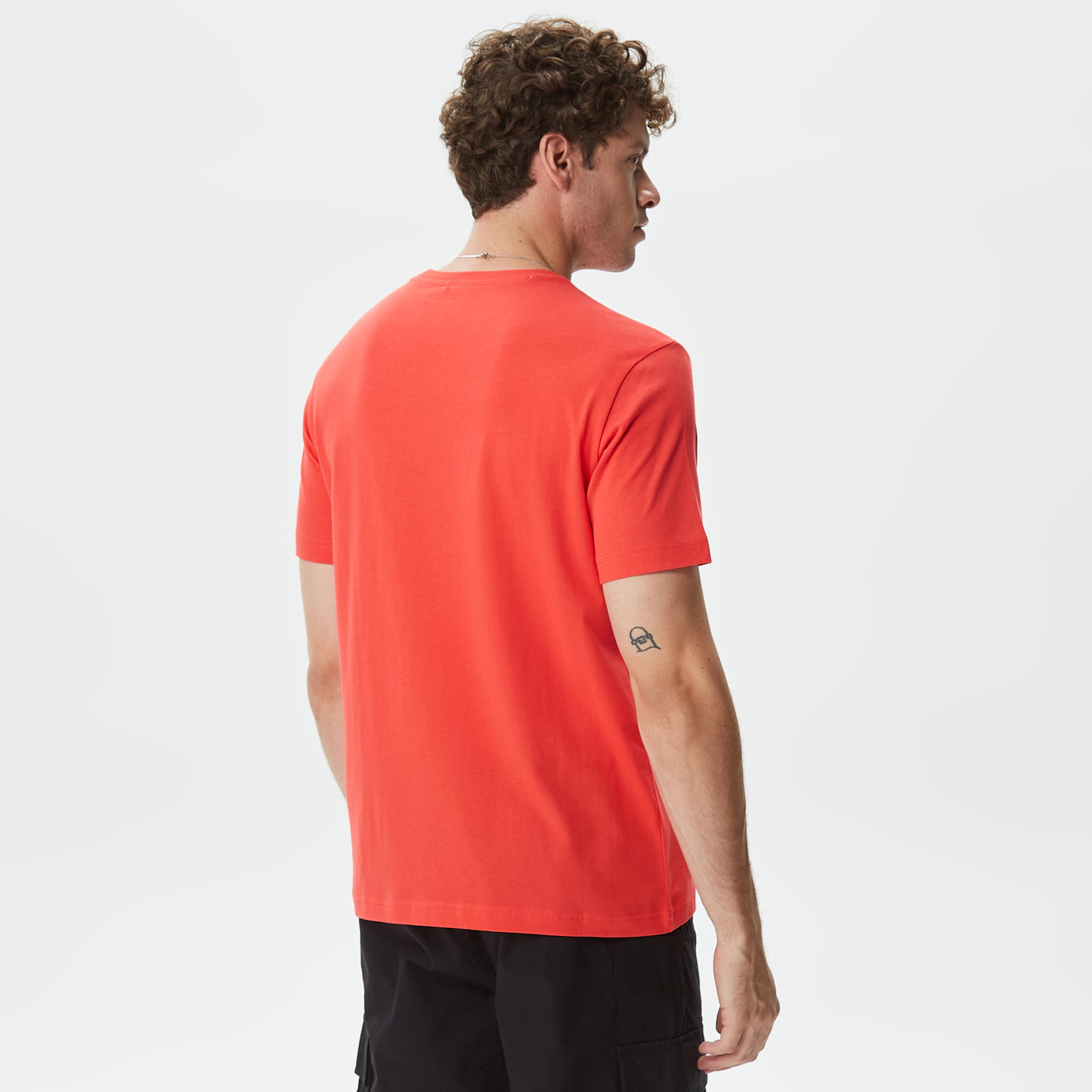 Champion Crewneck Erkek Turuncu T-Shirt