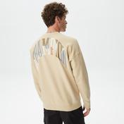 Champion Crewneck Erkek Krem Sweatshirt
