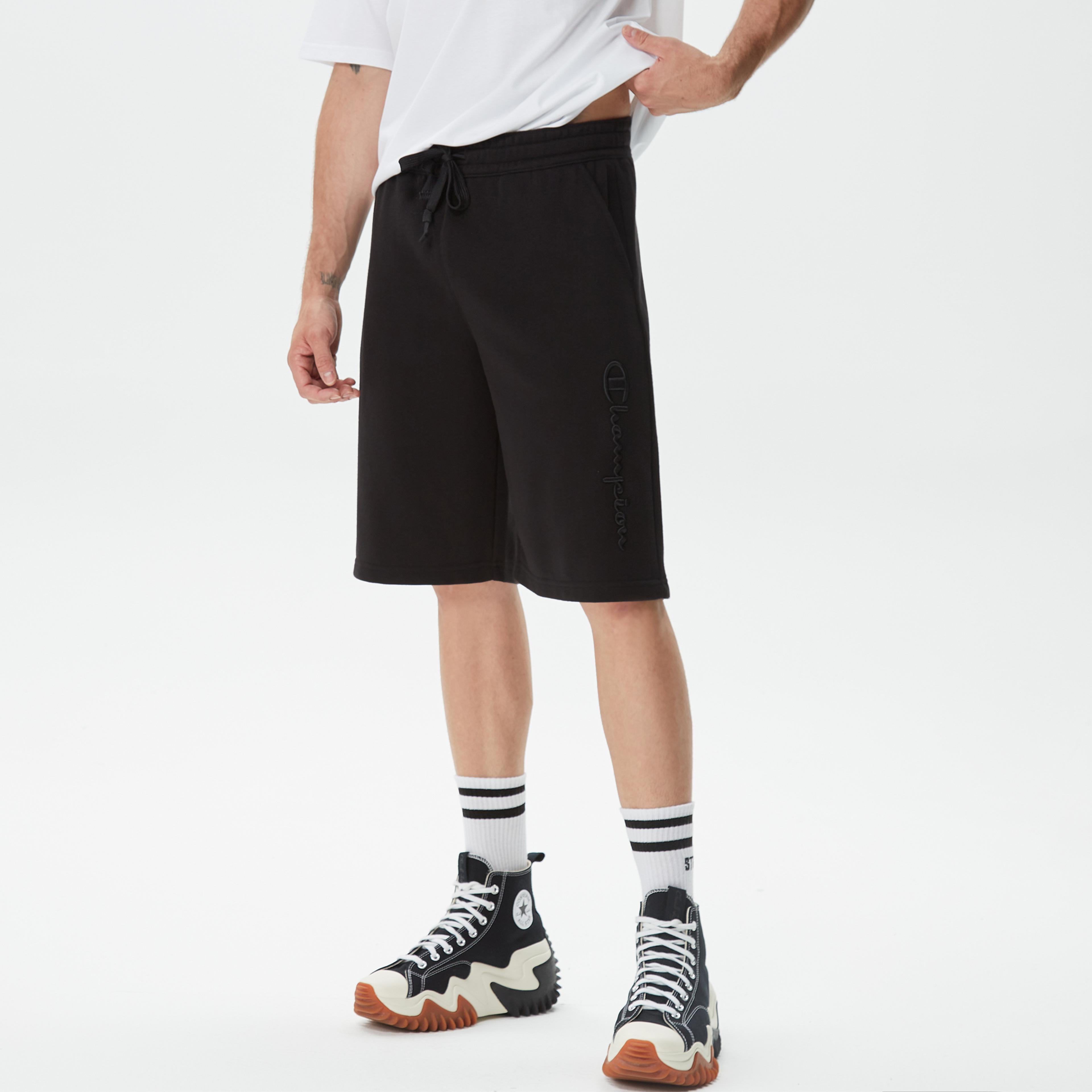 Champion Long Bermuda Erkek Siyah Şort