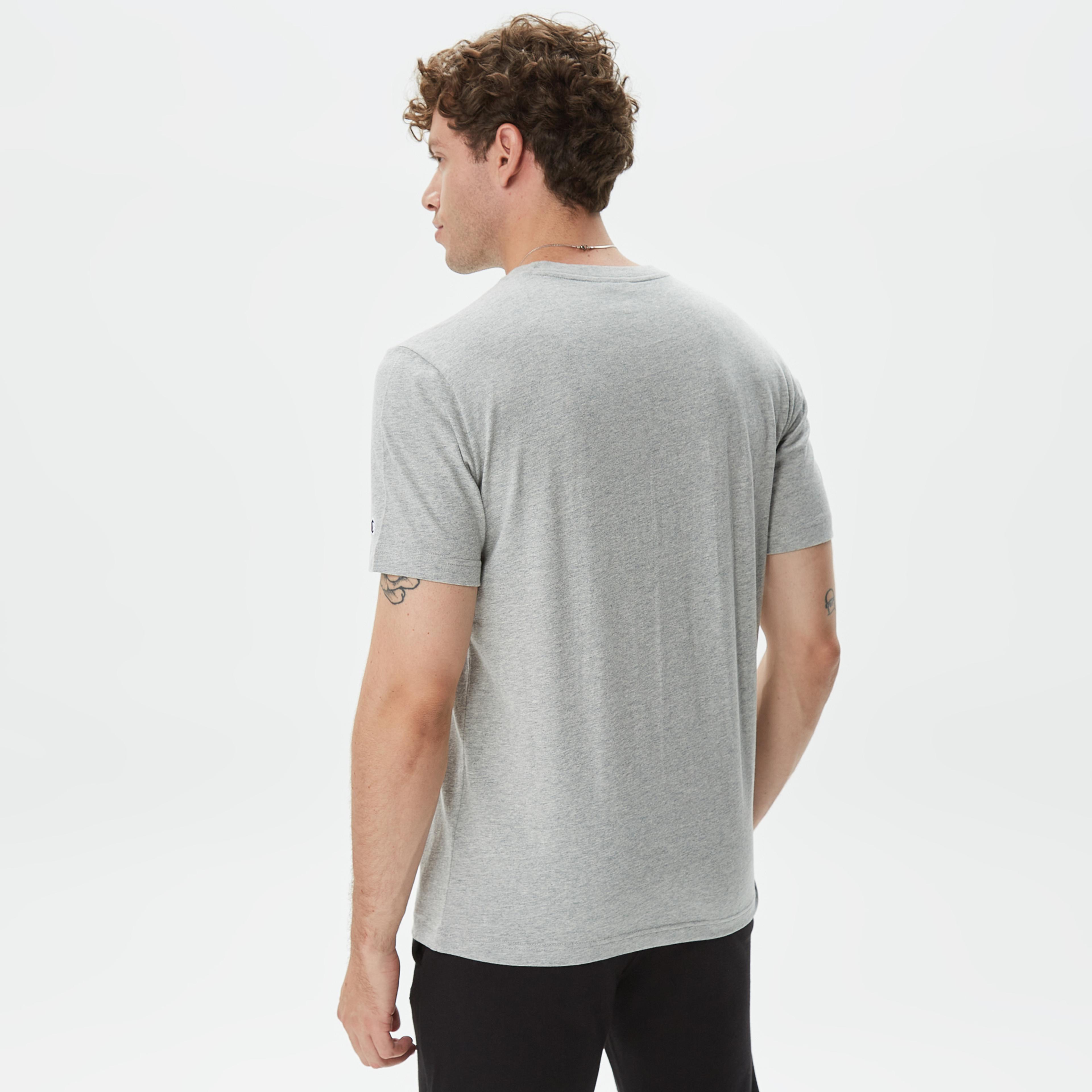 Champion Crewneck Erkek Gri T-Shirt