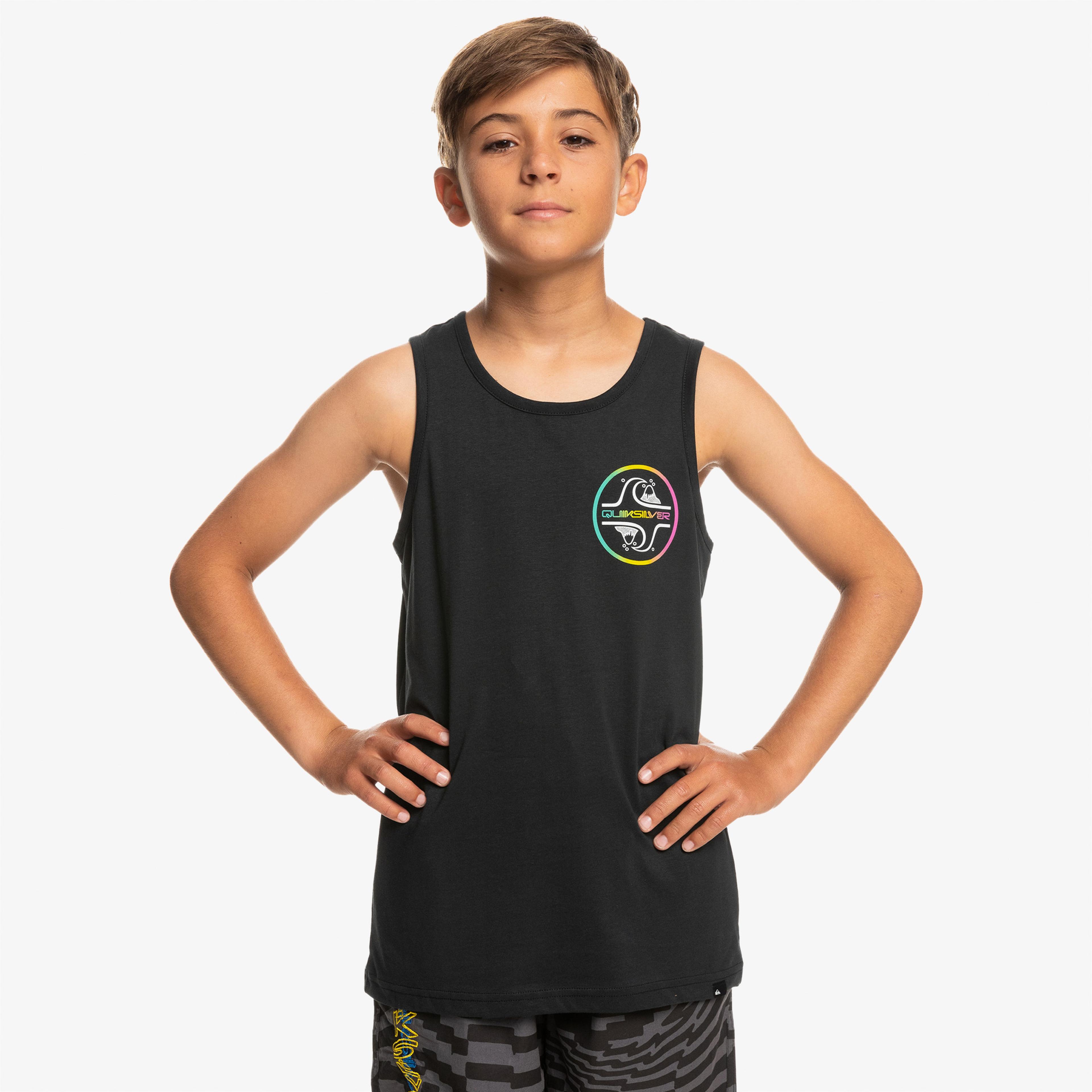 Quiksilver Corebubble Erkek Çocuk Siyah Kolsuz T-Shirt