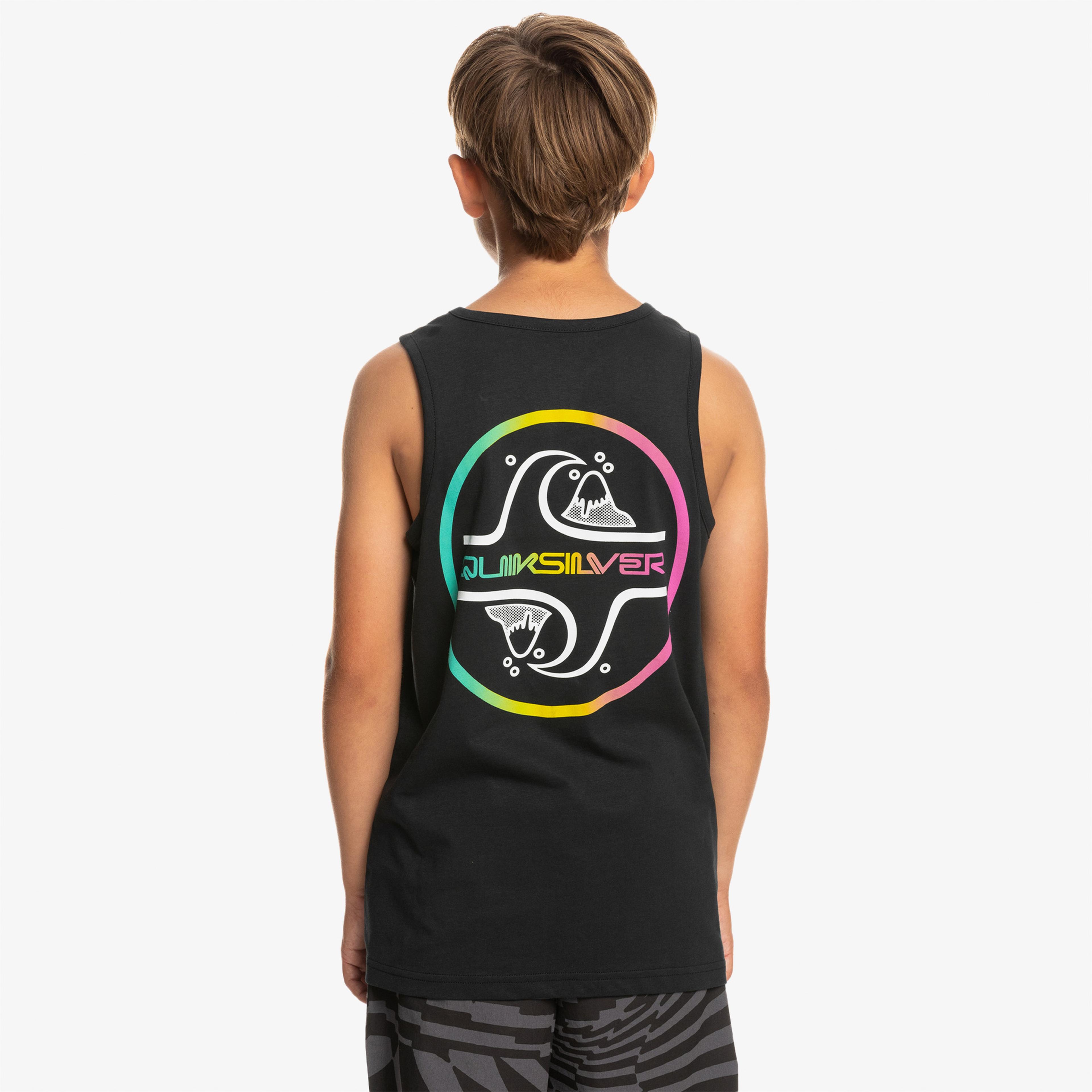 Quiksilver Corebubble Erkek Çocuk Siyah Kolsuz T-Shirt