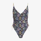Tommy Hilfiger Plunge One Piece Kadın Siyah Mayo