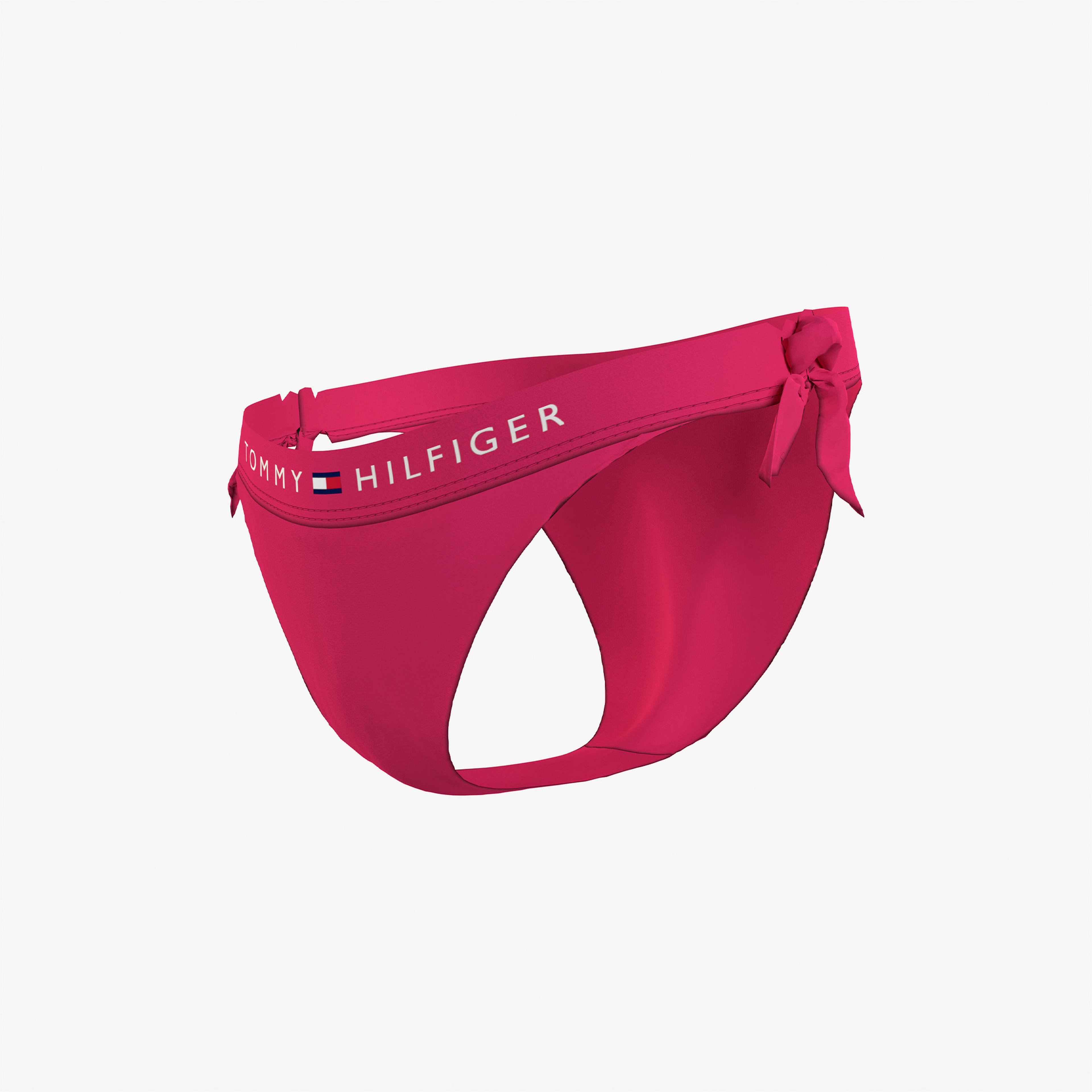 Tommy Hilfiger Side Tie Cheeky Kadın Pembe Bikini Altı