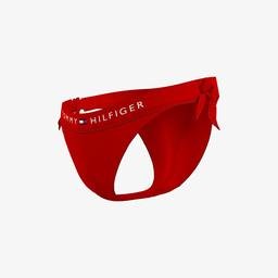 Tommy Hilfiger Side Tie Cheeky Kadın Kırmızı Bikini Altı