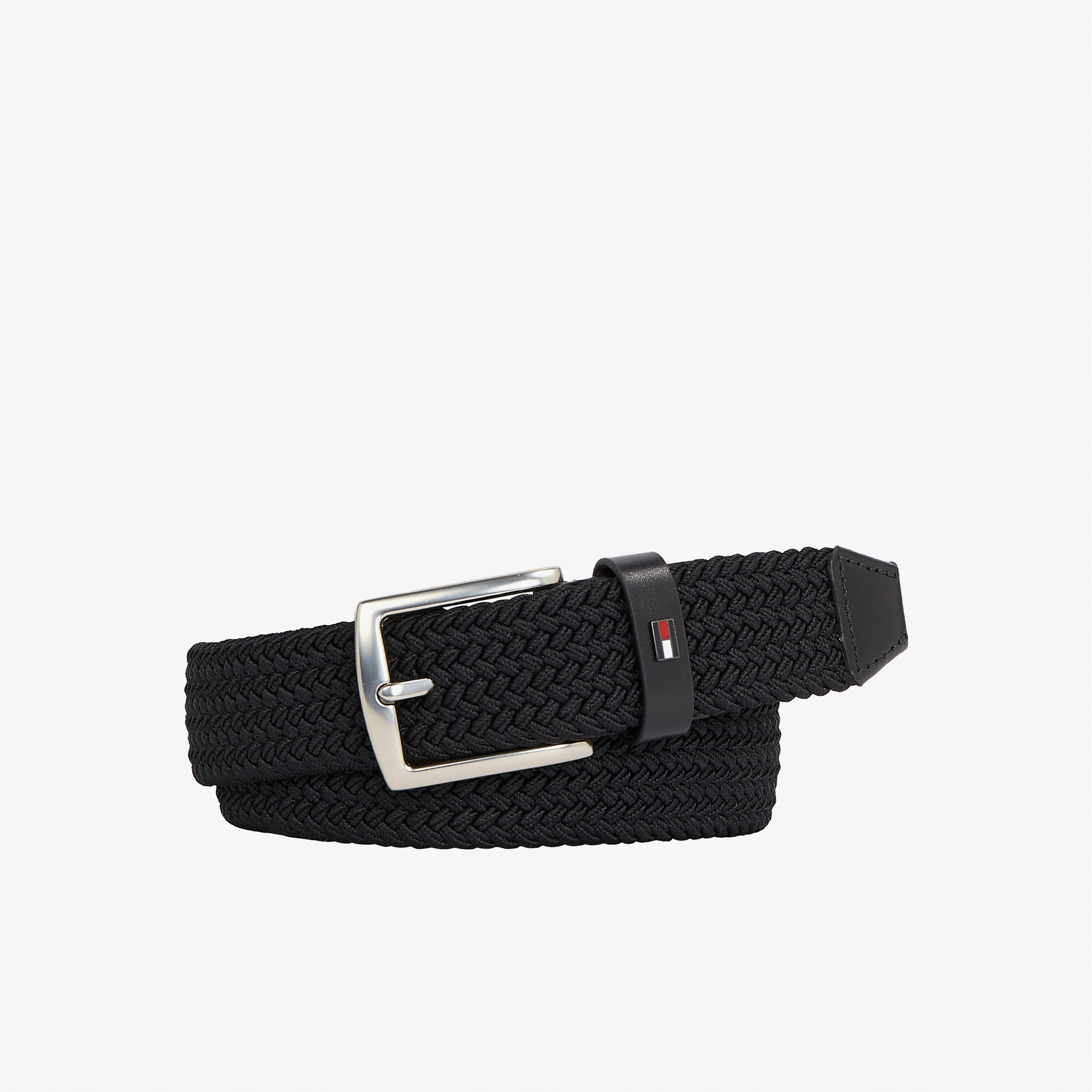 Tommy Hilfiger Denton 3.5 Elastic Erkek Siyah Kemer