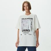 Only Onlanne Kısa Kollu Soul Box Kadın Krem Rengi T-Shirt