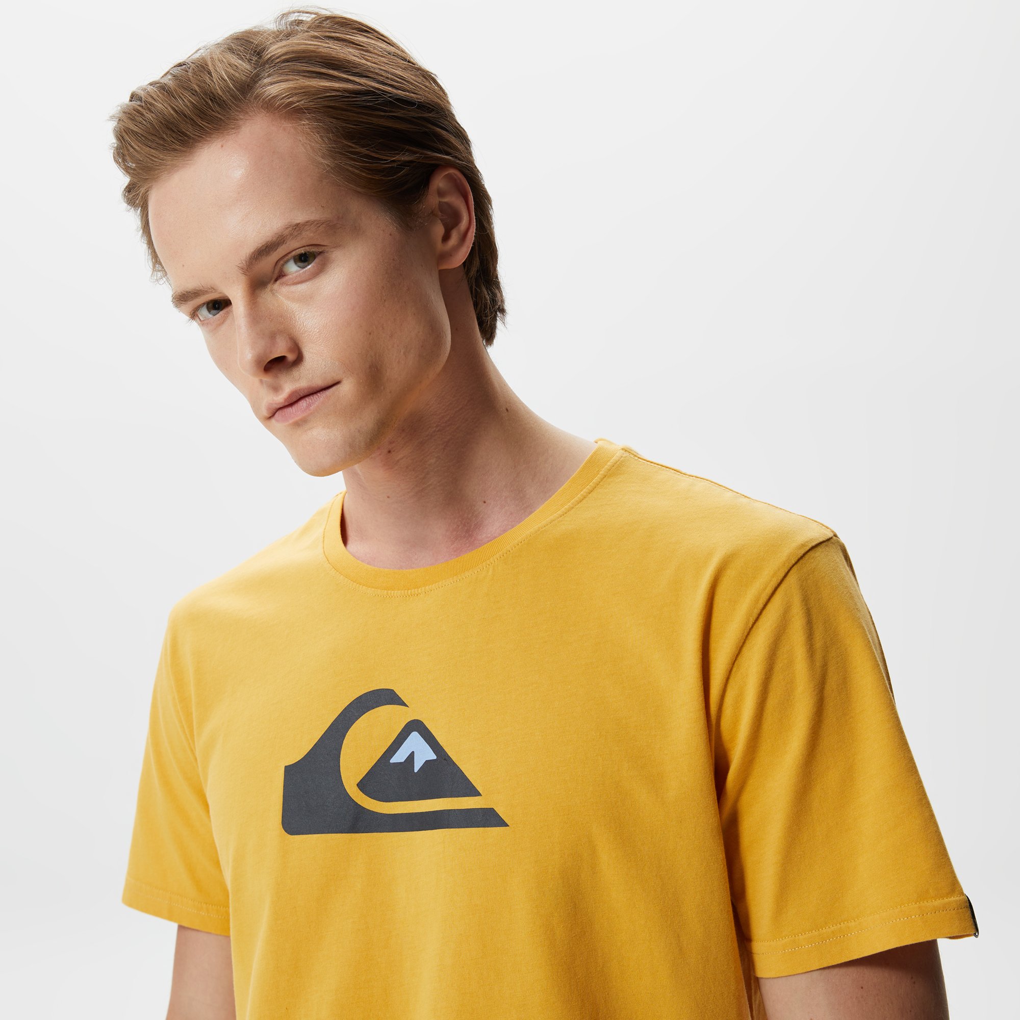 Quiksilver Complogo Erkek Gold T-Shirt Erkek T-Shirt & Polo 34-4945446 ...