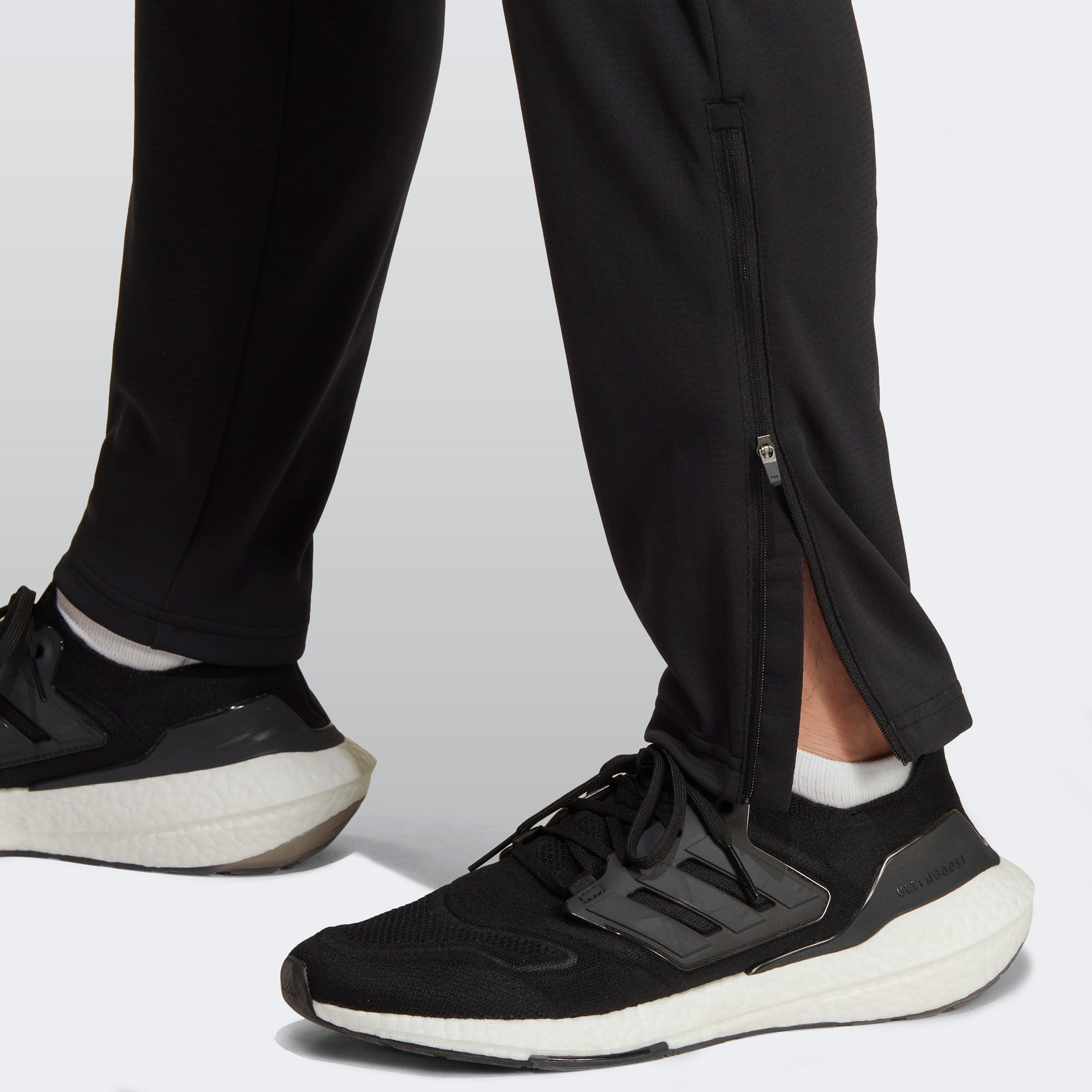 adidas Run Icons 3-Stripes  Erkek Siyah Eşofman Altı