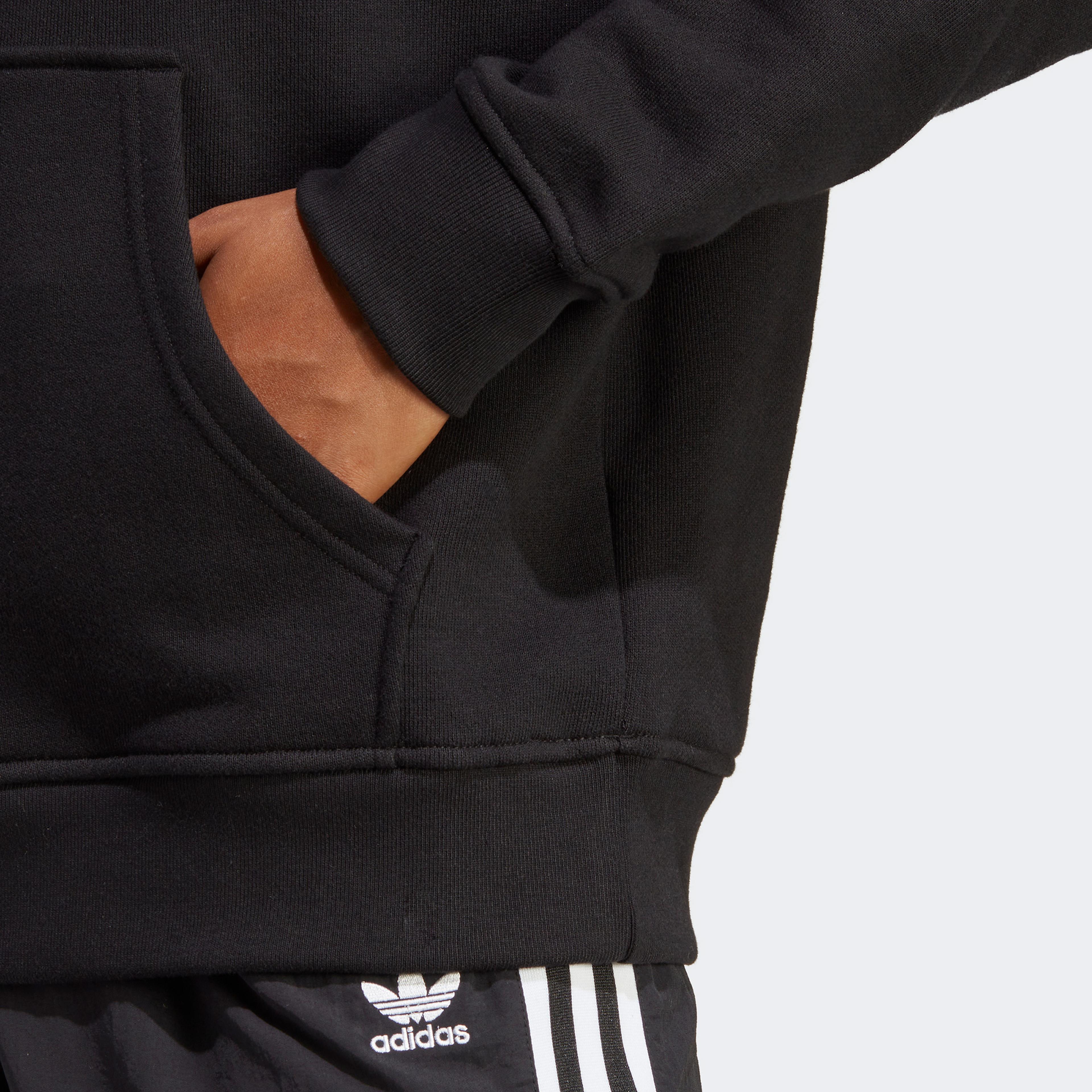 adidas Trefoil Hoodie Kadın Siyah Sweatshirt