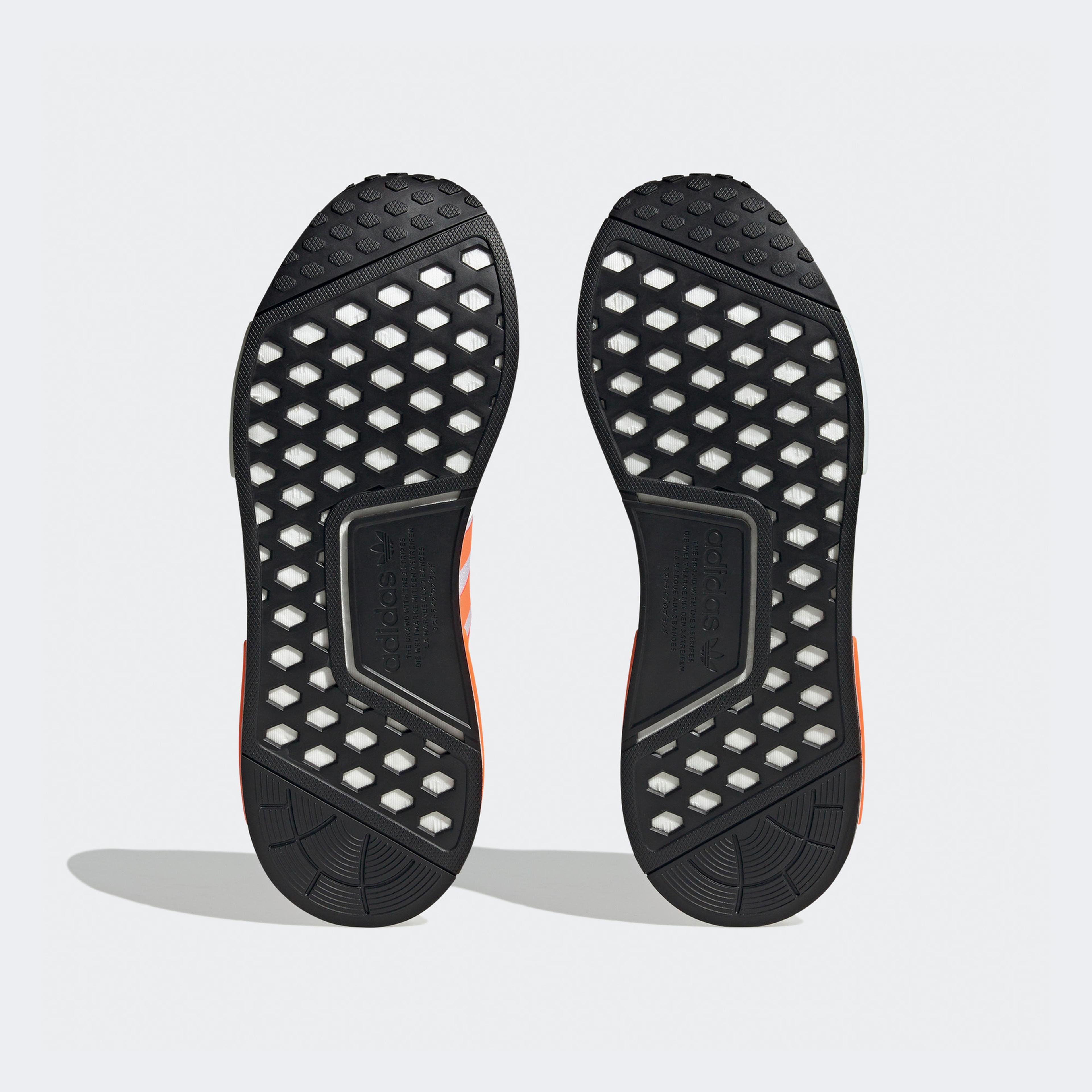 adidas NMD_R1 Erkek Beyaz - Turuncu Koşu Ayakkabısı