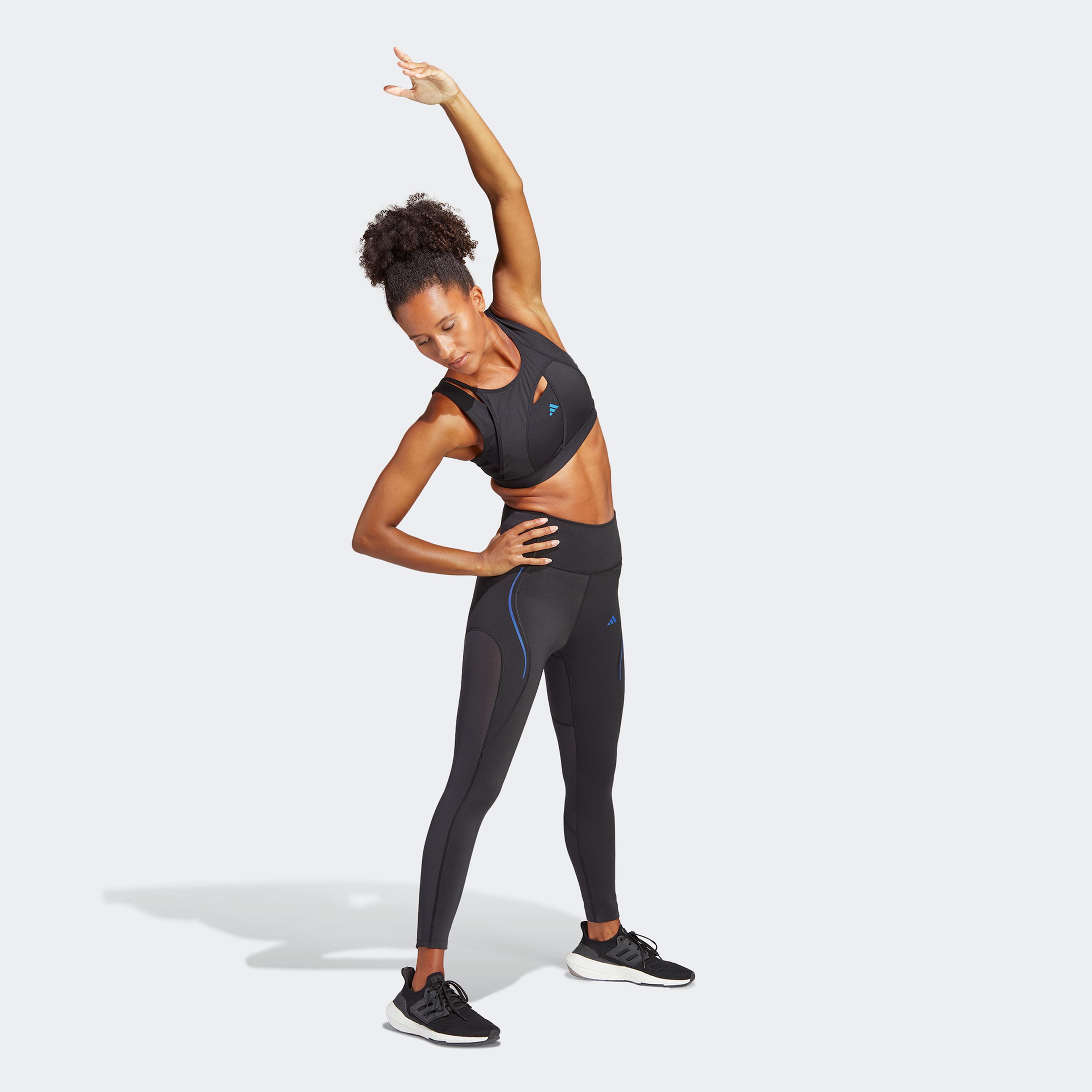 adidas Powerimpact Luxe Medium-Support  Kadın Siyah Bra