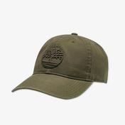 Timberland Cotton Canvas Baseball Cap Erkek Yeşil Şapka