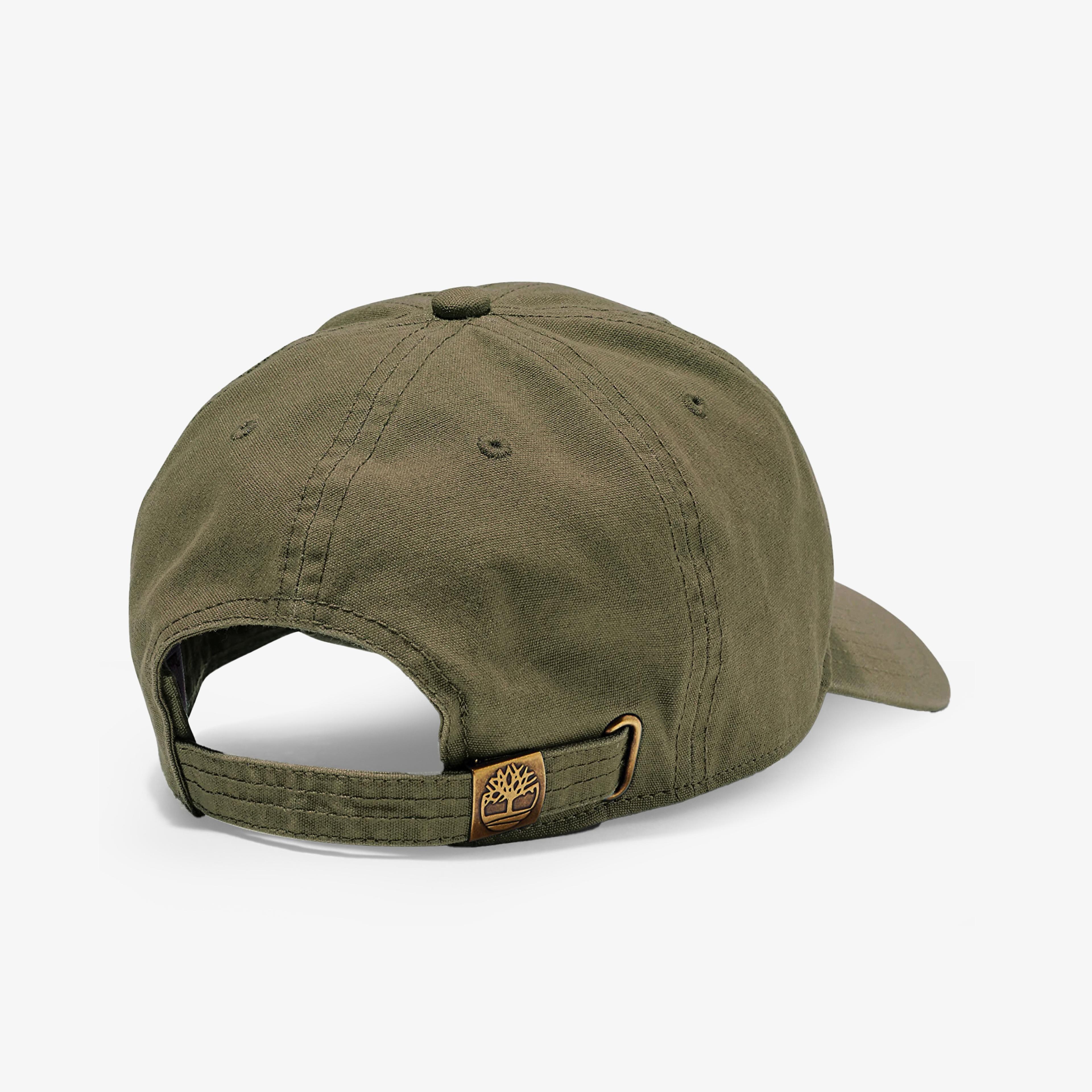 Timberland Cotton Canvas Baseball Cap Erkek Yeşil Şapka