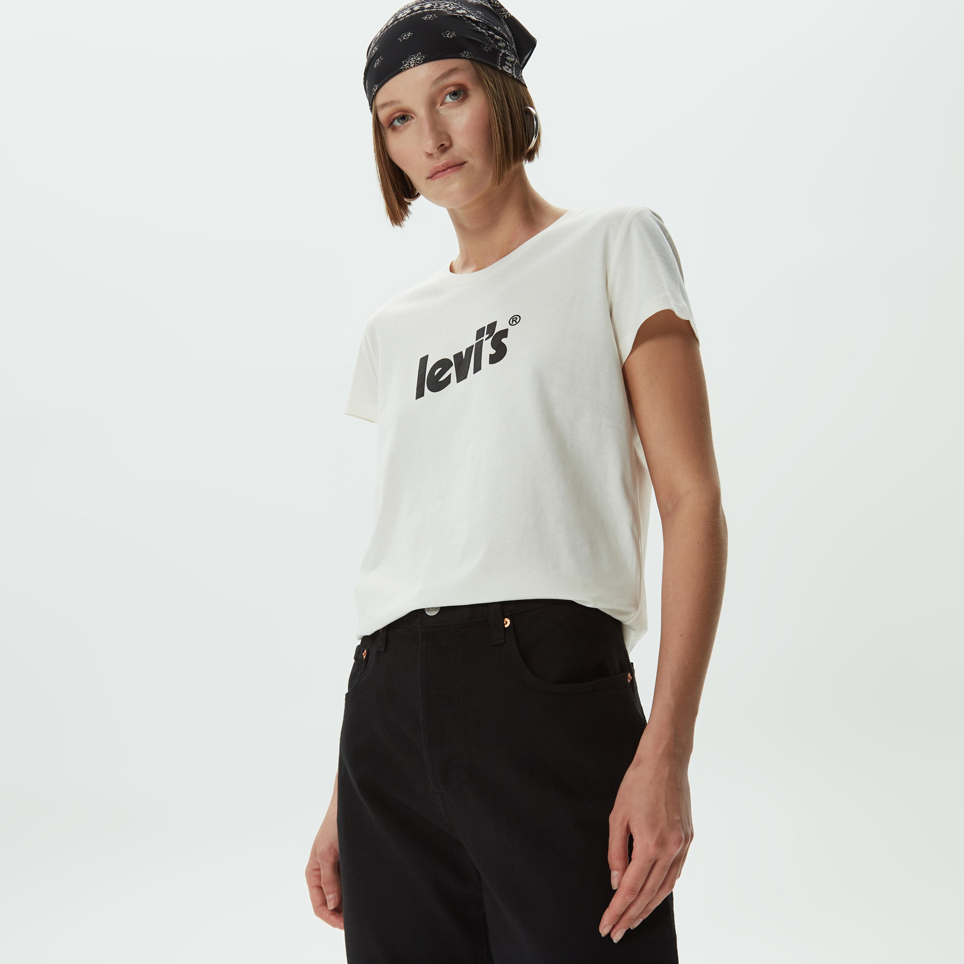 Levi's Lse The Perfect Kadın Krem Rengi T-Shirt
