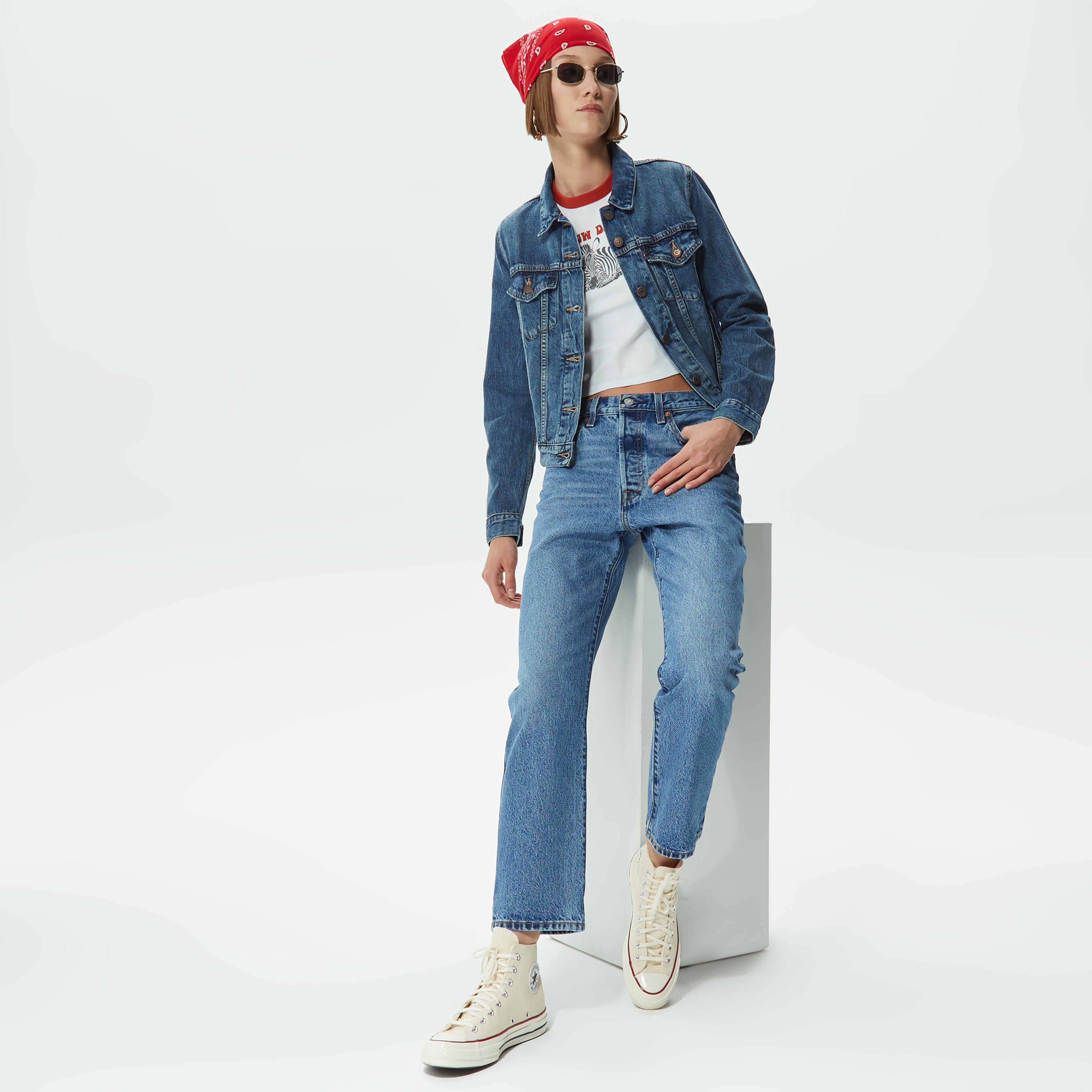 Levi's Trucker Soft Kadın Lacivert Ceket