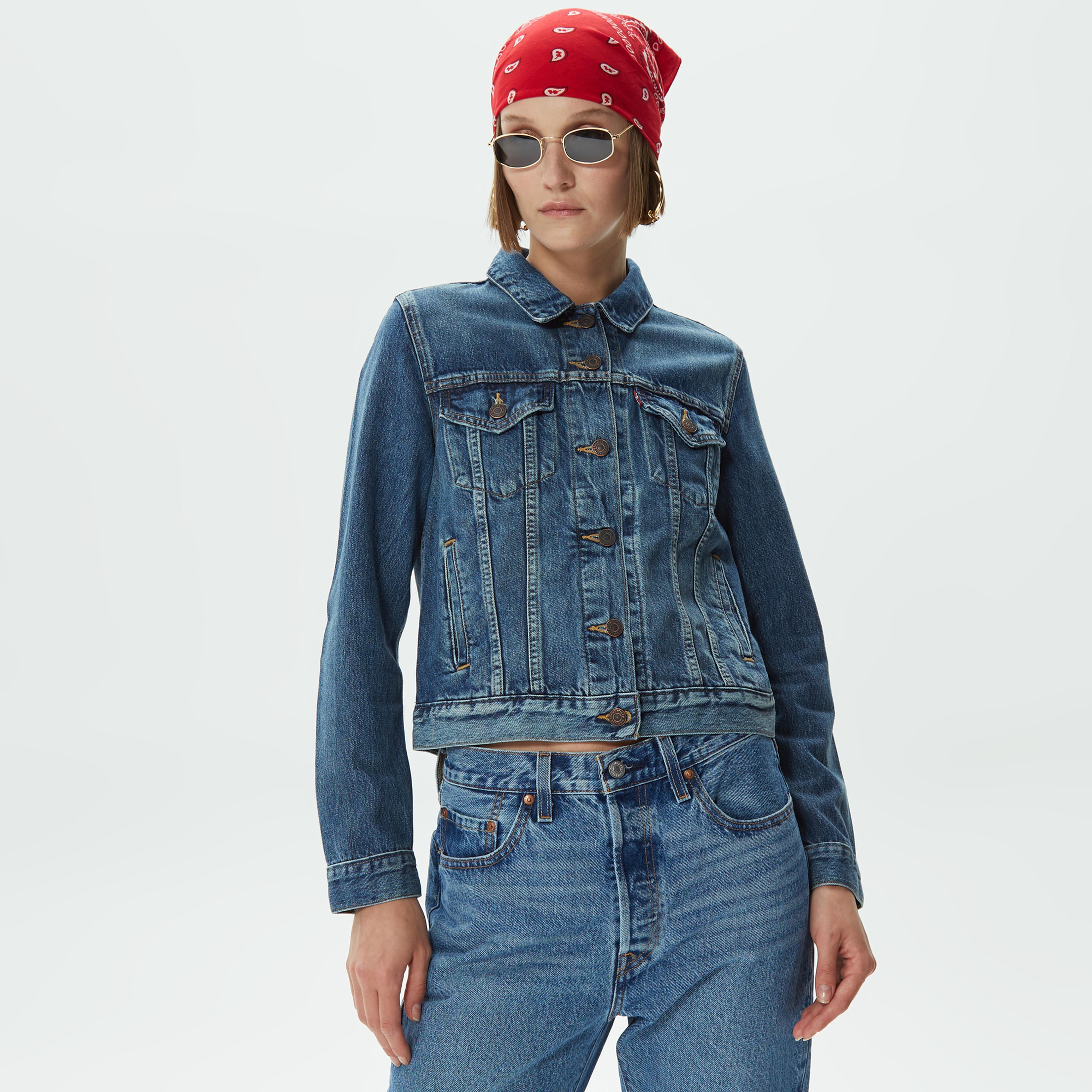 Levi's Trucker Soft Kadın Lacivert Ceket