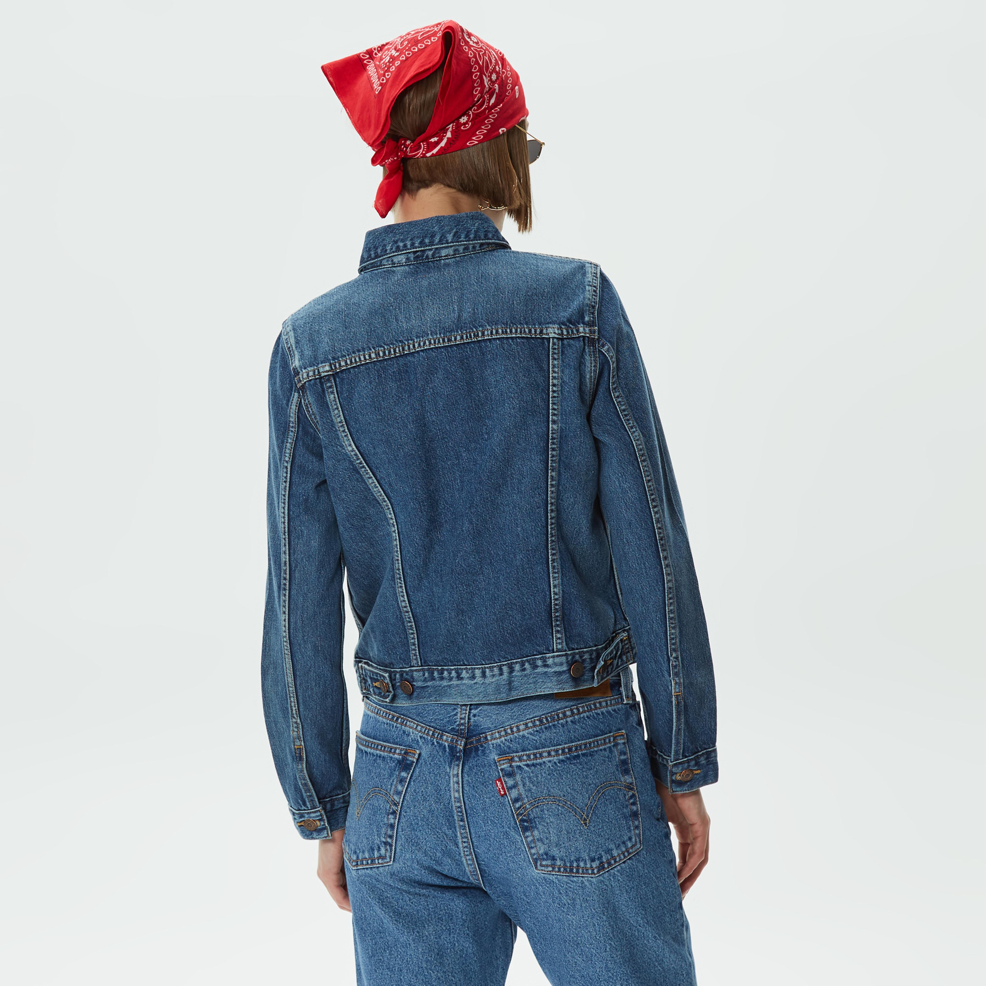Levi's Trucker Soft Kadın Lacivert Ceket