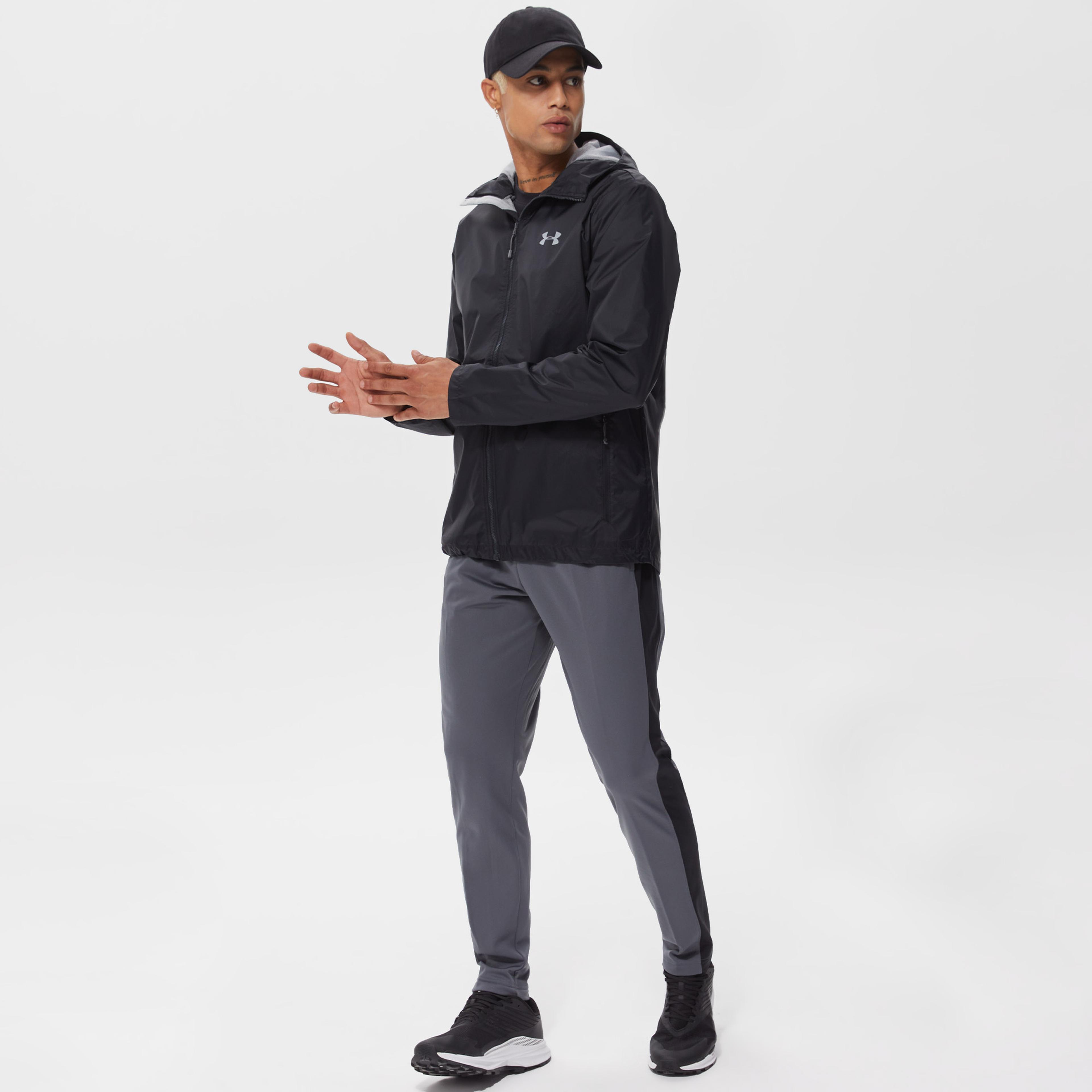Under Armour Strm Forefront Rain Jkt Erkek Siyah Yağmurluk