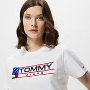 Tommy Jeans Modern Sport 1 Kadın Beyaz T-Shirt