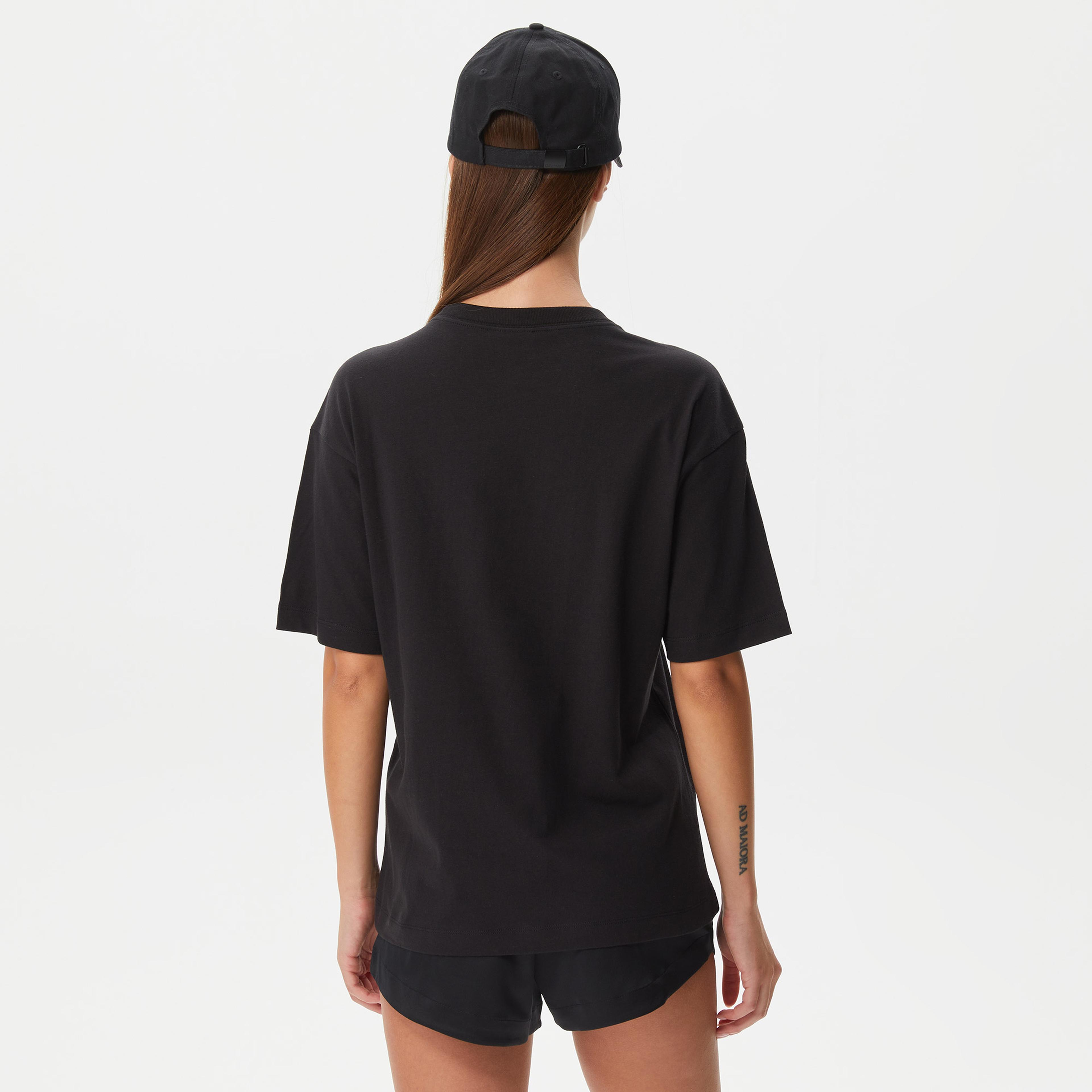 Champion Crewneck Kadın Siyah T-Shirt