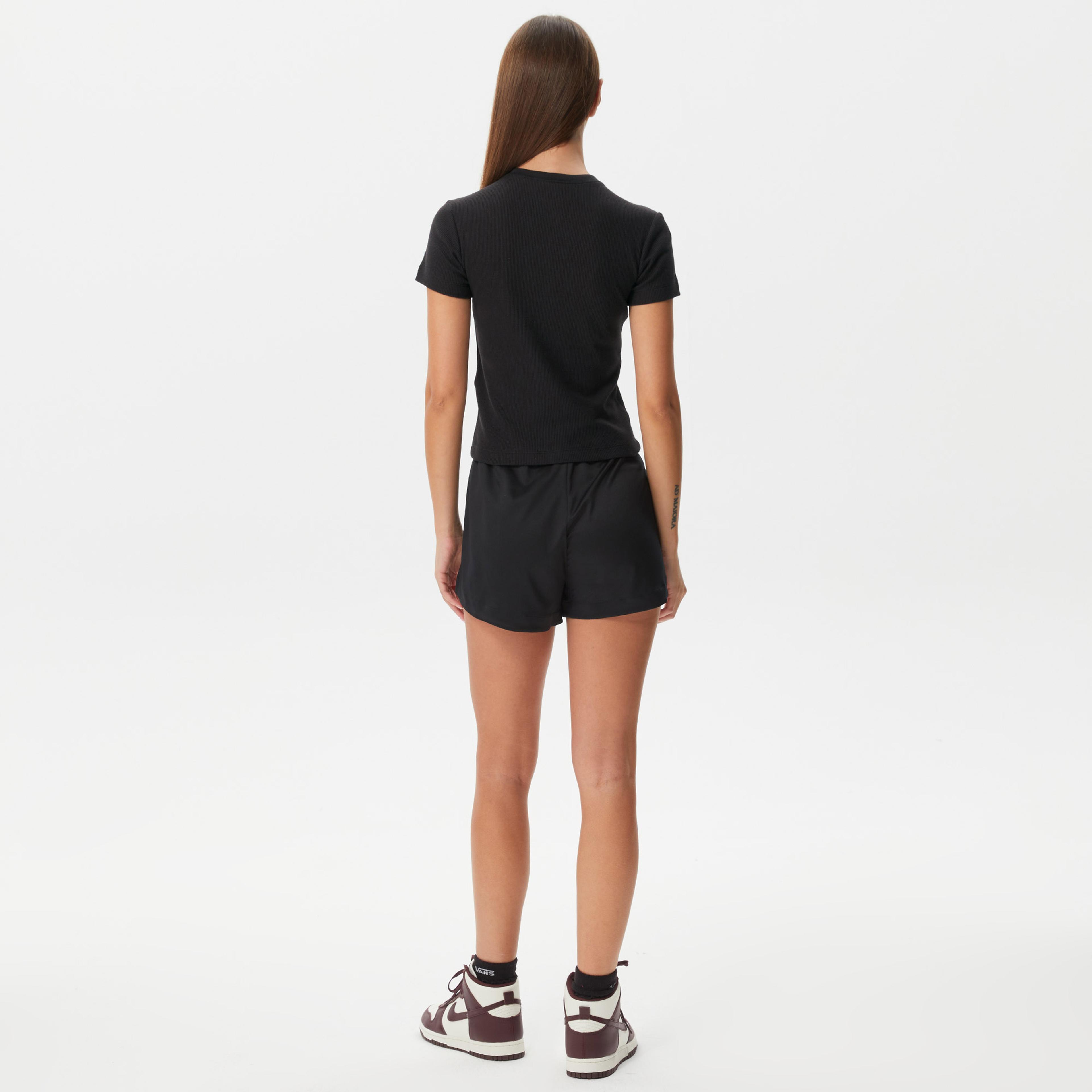 Champion Crewneck Kadın Siyah T-Shirt
