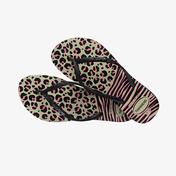 Havaianas Slim Animals Kadın Siyah Terlik