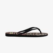 Havaianas Slim Animals Kadın Siyah Terlik