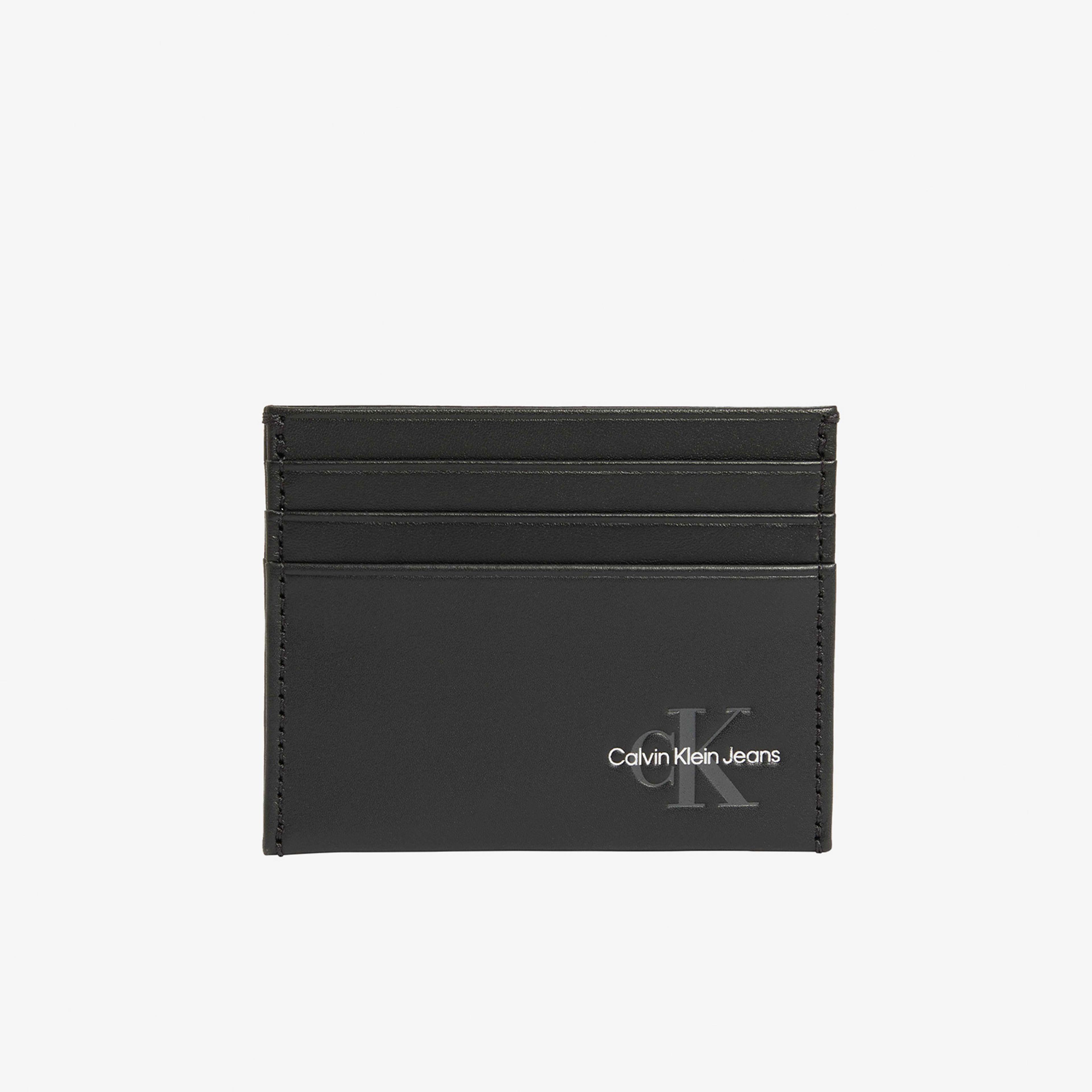 Calvin Klein Monogram Soft Cardholder 6Cc Erkek Siyah Cüzdan