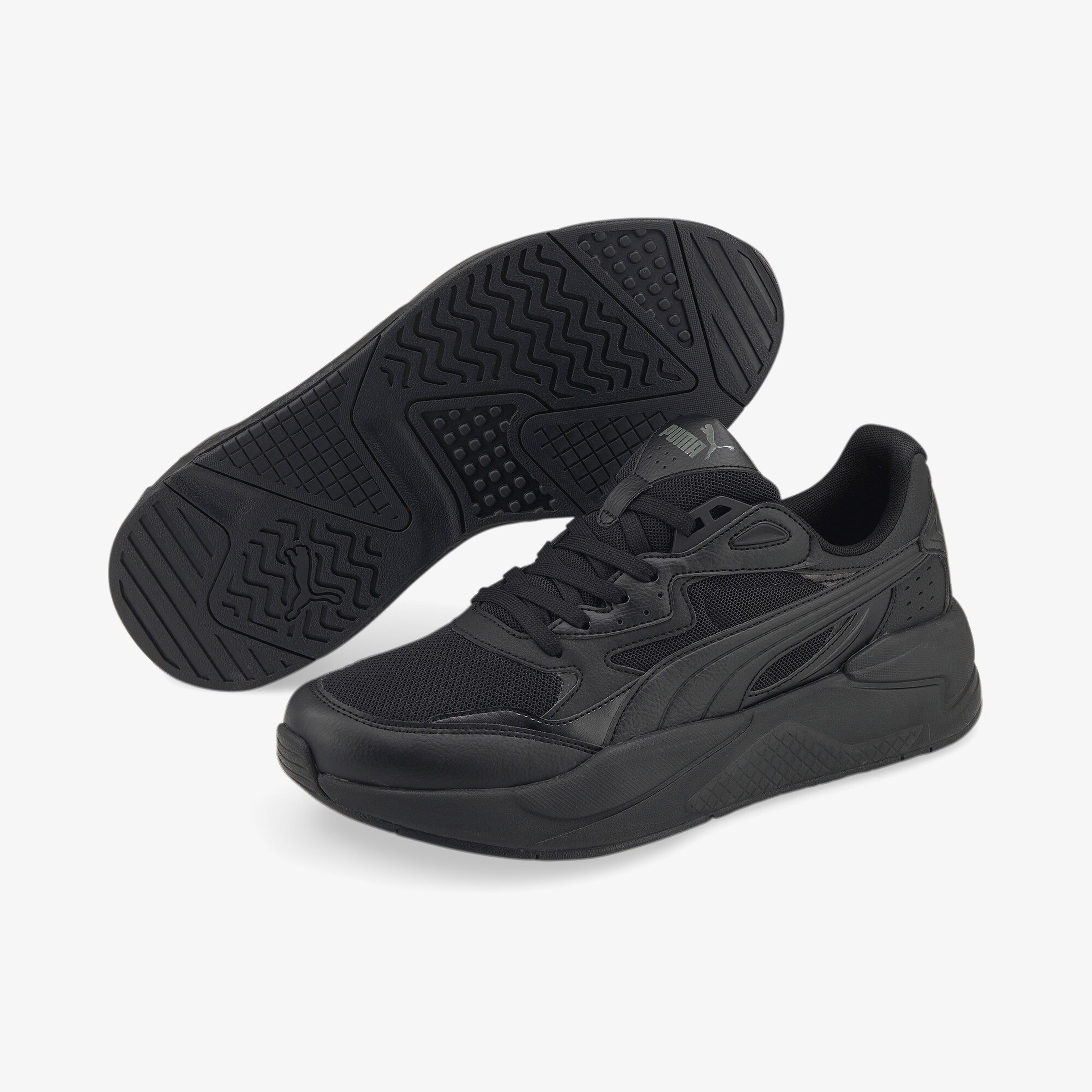 Puma Mayze Stack Leather Unisex Siyah Spor Ayakkabı