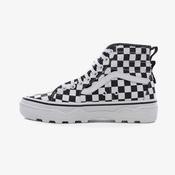 Vans Ua Sentry Sk8-Hi Checkerboard Kadın Siyah Sneaker