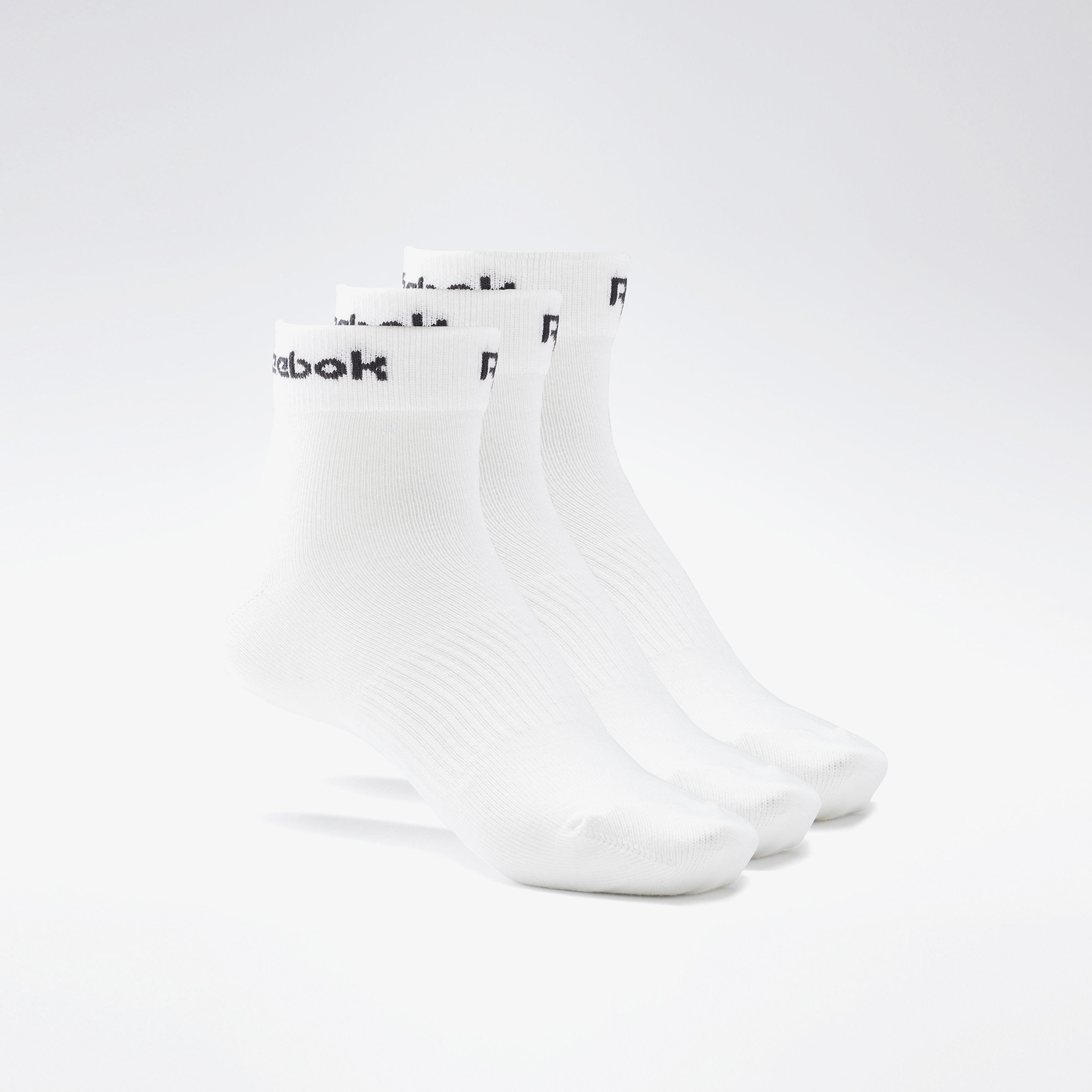 Reebok Act Core Ankle 3'lü Unisex Beyaz Çorap