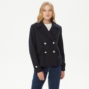 Tommy Hilfiger Wool Blend DB Peacoat Kadın Lacivert Kaban