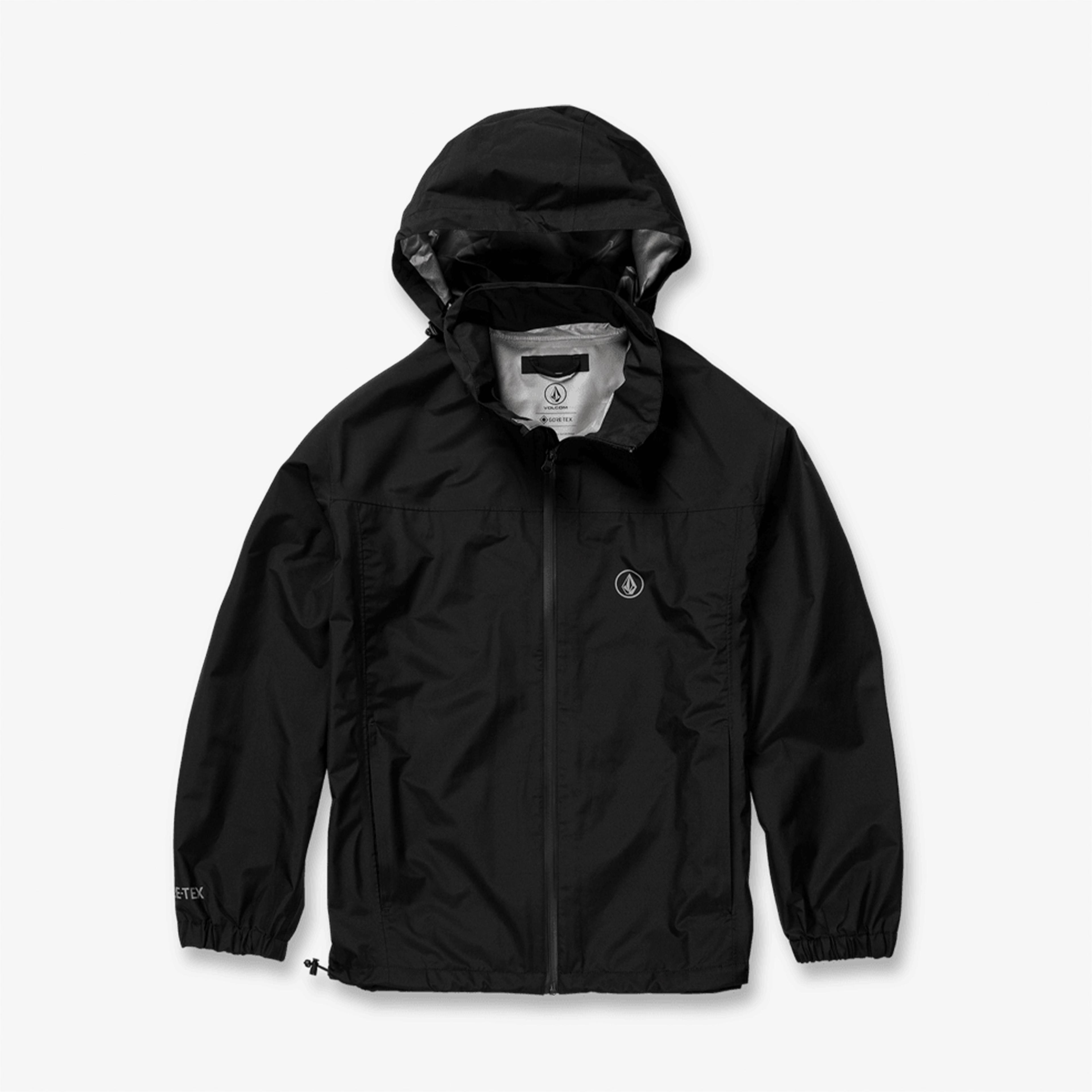 Volcom Stone Shell Gore-Tex Erkek Siyah Ceket