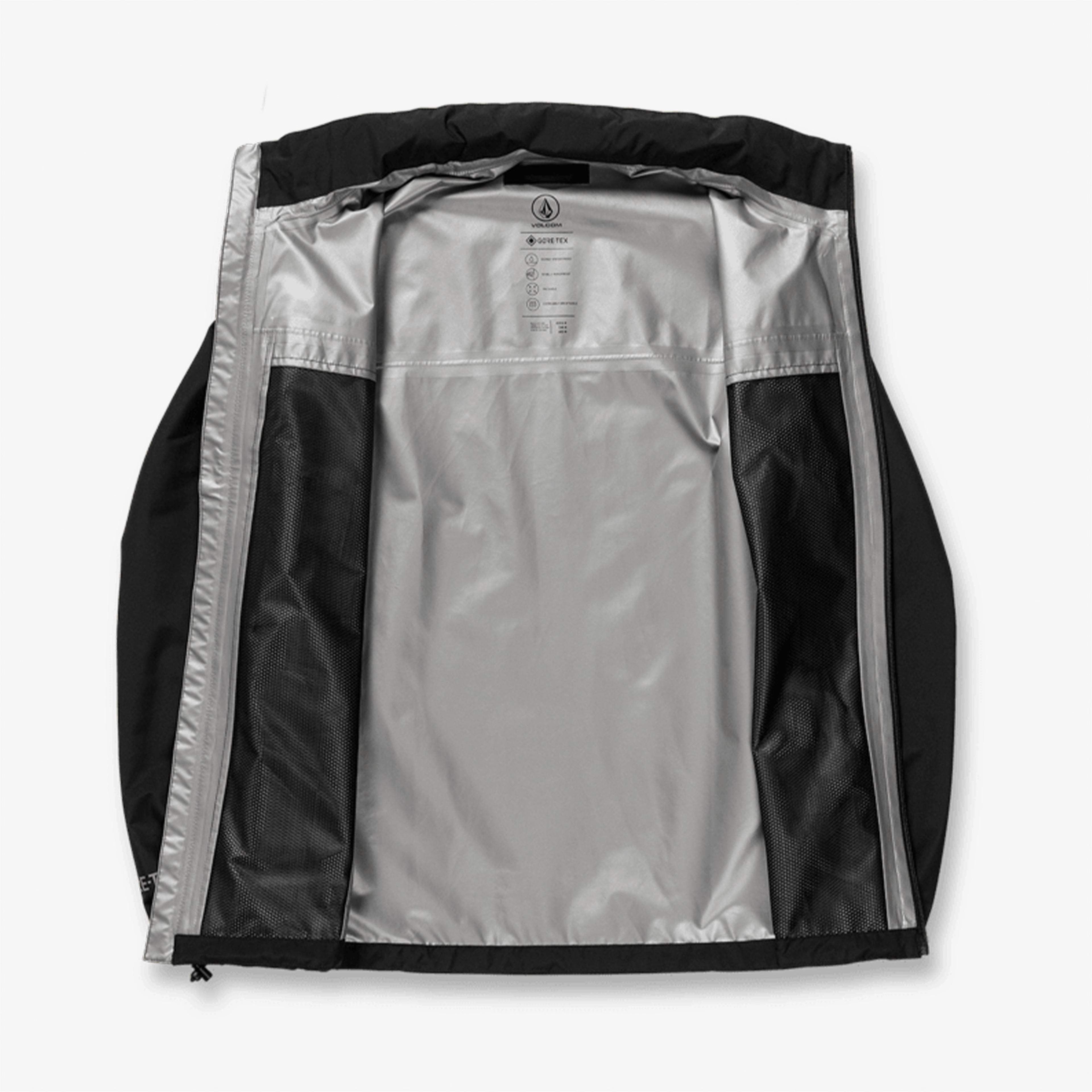 Volcom Stone Shell Gore-Tex Erkek Siyah Ceket
