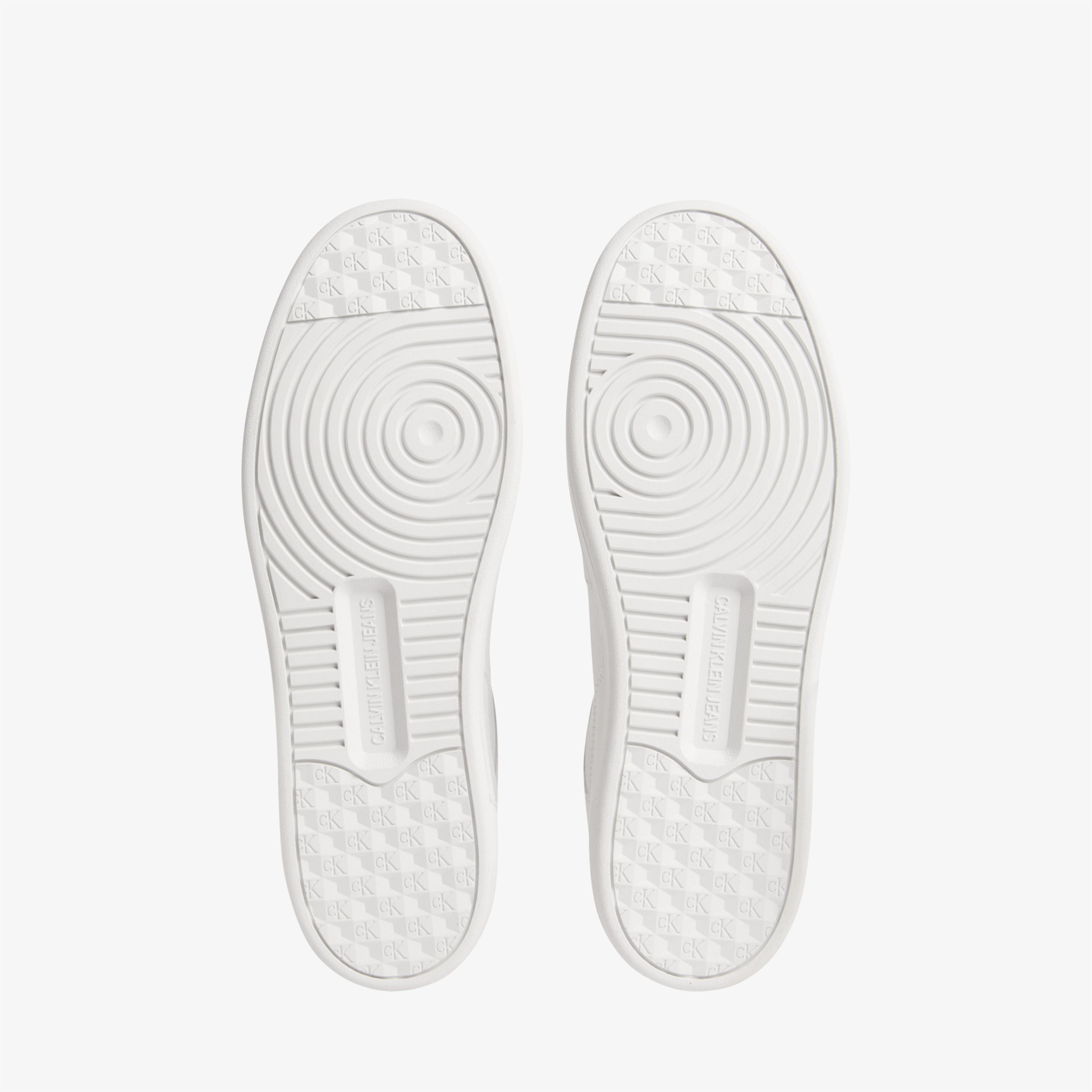 Calvin Klein Cupsole Laceup Basket Low Poly Erkek Beyaz Spor Ayakkabı