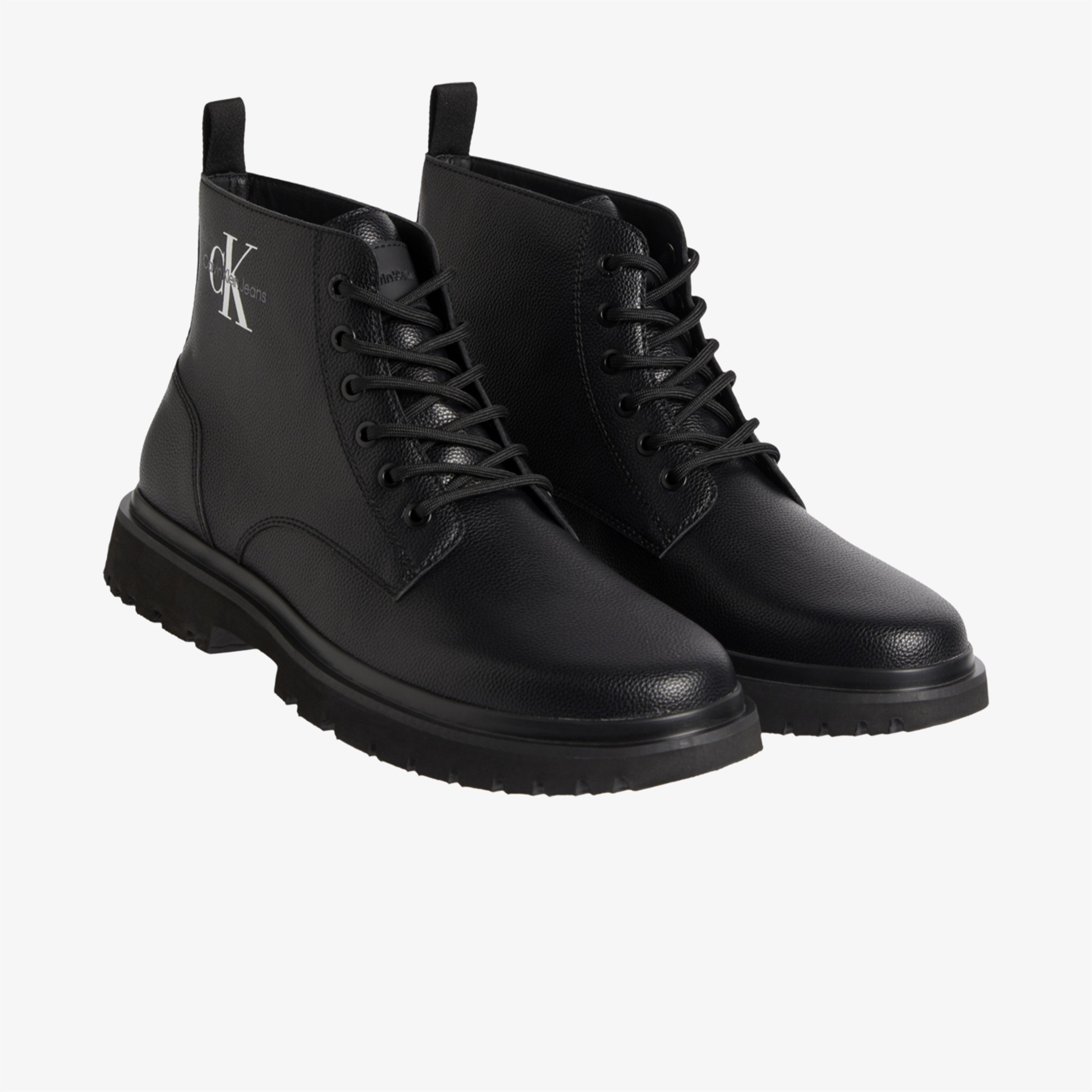 Calvin Klein Lug Mid Laceup Erkek Siyah Bot